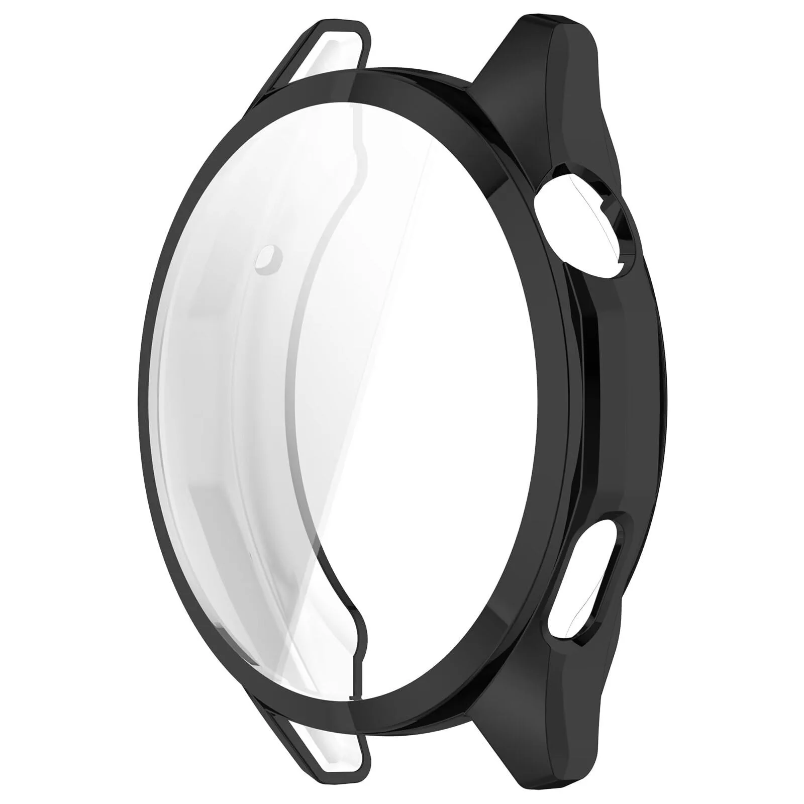 DL3 Mobilak Case for Huawei Watch GT6 46MM, Case with Screen Protector, HD Protection Cover, Soft Silicone Screen Protector Cover for Huawei Watch GT 6 46MM - Black