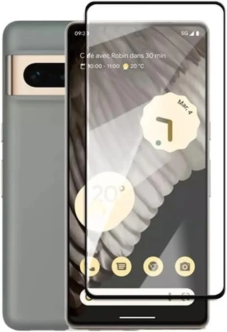 DL3 Mobilak Screen Protector for Google Pixel 7 Pro, Tempered Glass Screen Premium HD Protective, Scratch Resistant, NO-Bubble, 9H Hardness, Full Coverage Film - Clear