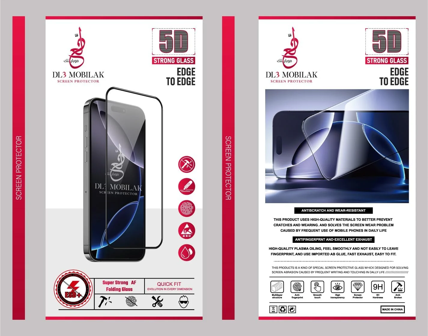 DL3 Mobilak Screen Protector for infinix hot 50 pro plus, Tempered Glass Screen Saver Premium HD Protective, Scratch Resistant, NO-Bubble, 9H Hardness, Full Coverage Film - Clear