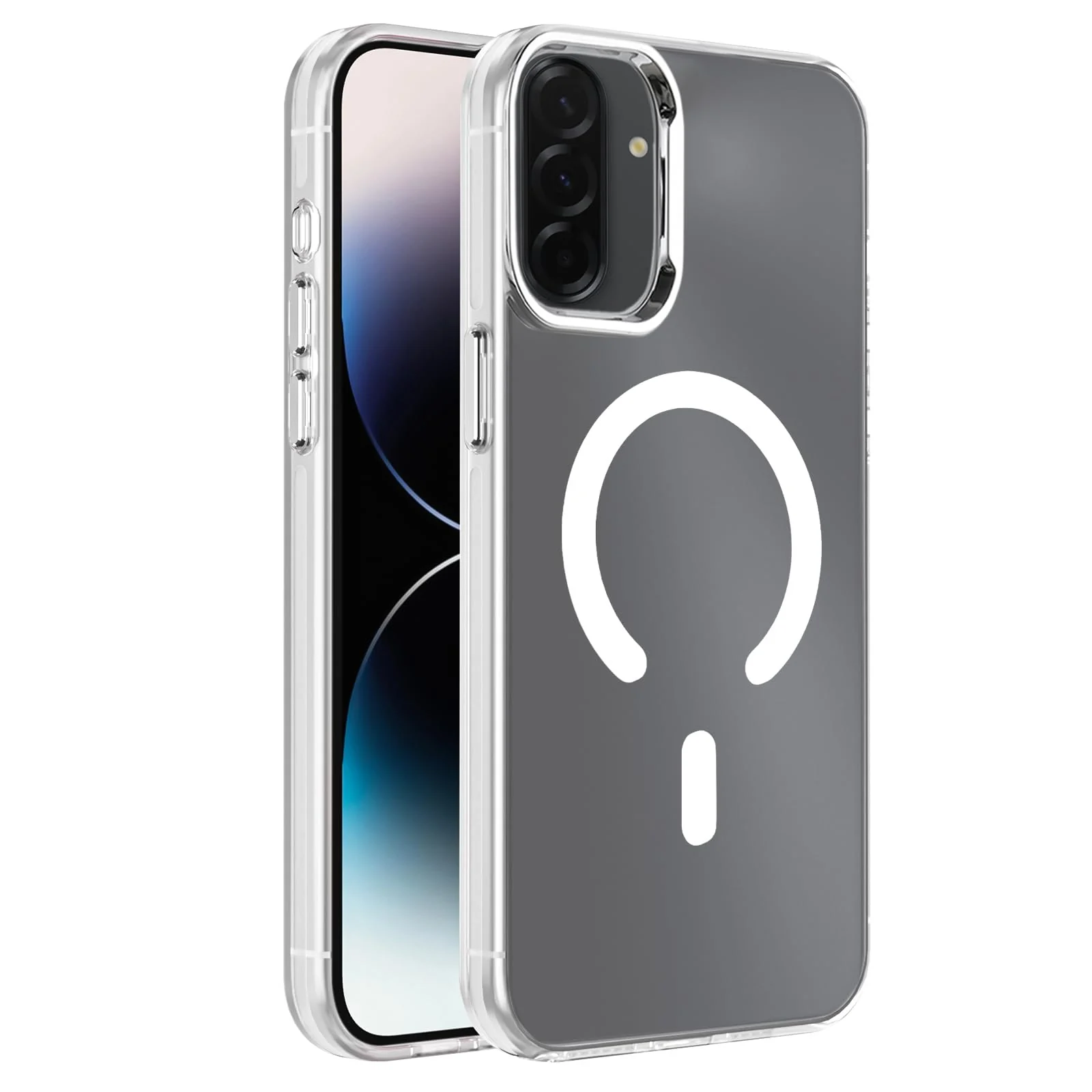 DL3 Mobilak Case for Samsung Galaxy A36 5G / A56 5G Crystal Clear [Not Compatible with MagSafe] Soft TPU Gel Case Flexible Silicone Anti-Scratch Transparent TPU Cover - White