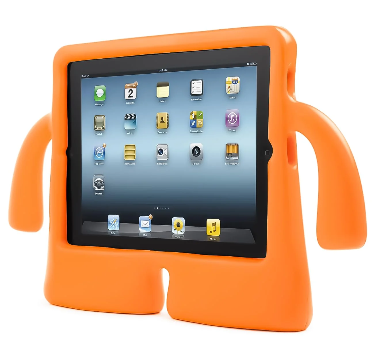 DL3 Mobilak Kids Case for Huawei MatePad T10S 10.1 Inch 2020 / T10 9.7 Inch 2020 Shockproof Heavy Duty Cute Cover for Boys Girls - Orange