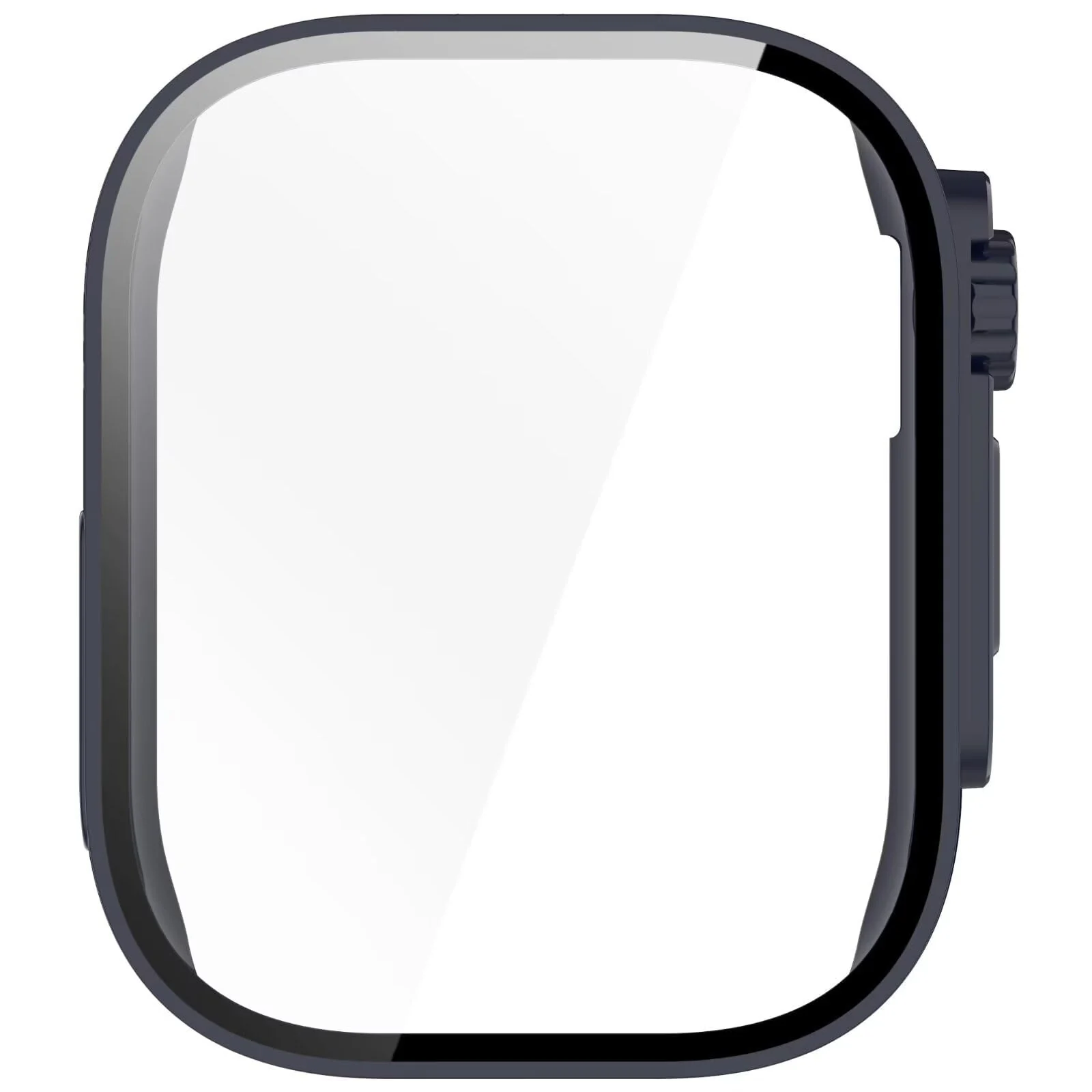 DL3 Mobilak for Xiaomi Redmi Watch 5 Lite Case Screen Protector, [Looks Like iWatch Ultra Case] Built-in Tempered Glass Screen Unique Design Case Cover for Redmi Watch 5 Lite - Blue