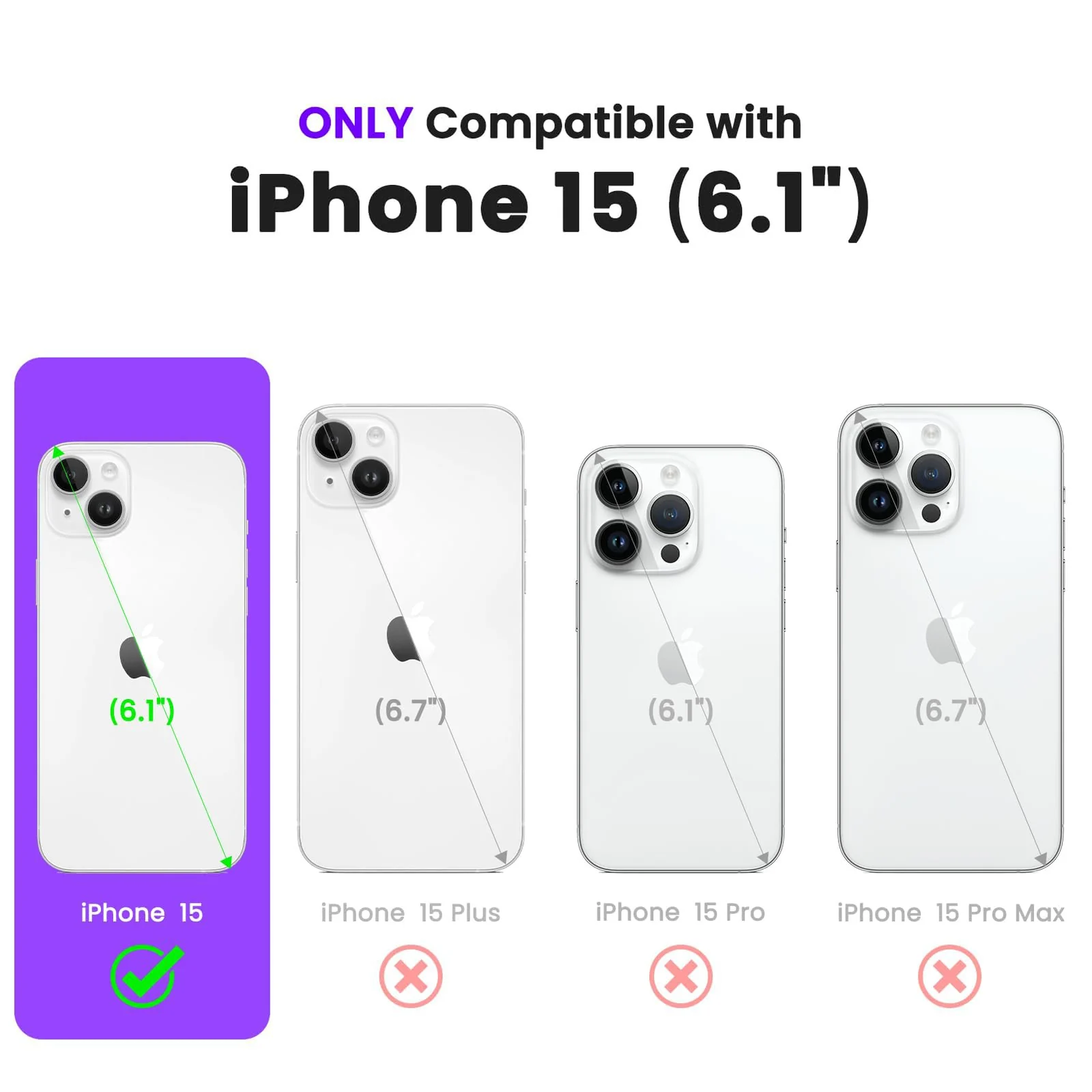 DL3 Mobilak Liquid Silicone Protective Case for iPhone 15 with Camera Protection and Microfiber Lining - Midnight Blue