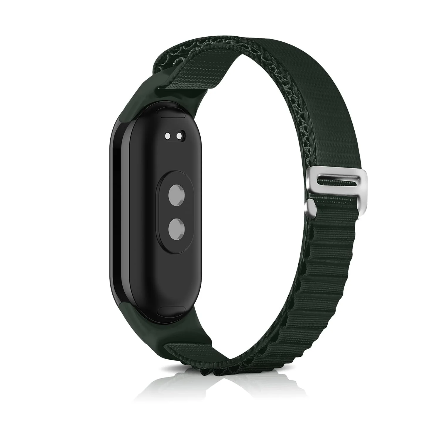 DL3 Mobilak Nylon Titanium G Hook Band, Upgraded Nylon Watch Band, Adjustable Replacement Strap for Xiaomi Band 8 | 9 - Green