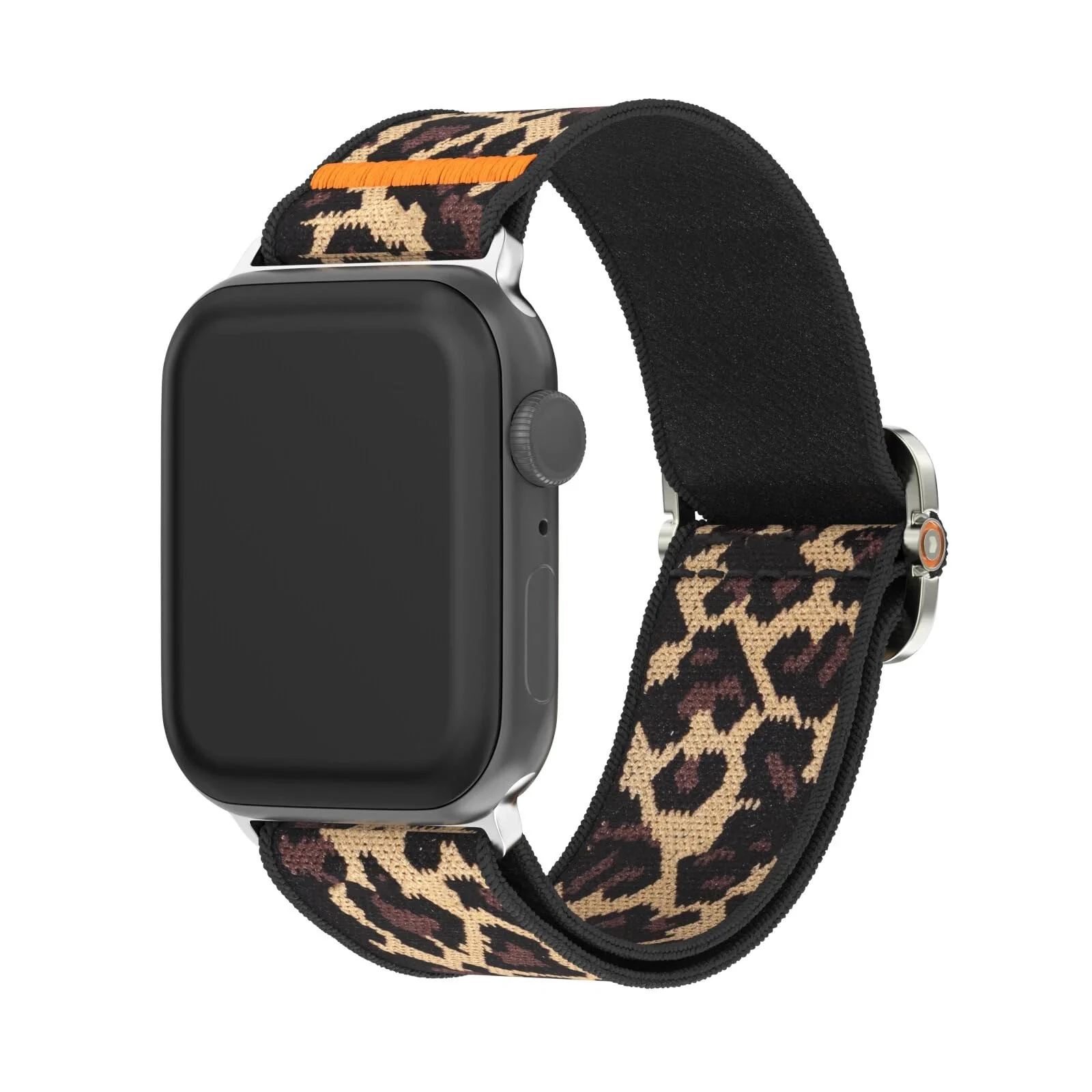 DL3 Mobilak Strap Compatible with Apple Watch Ultra/Ultra 2 Strap 49mm 46mm 45mm 44mm 42mm, Nylon Sport Band for iWatch Ultra SE Series 10 9 8 7 6 5 4 3 2 1, Men - Leopard