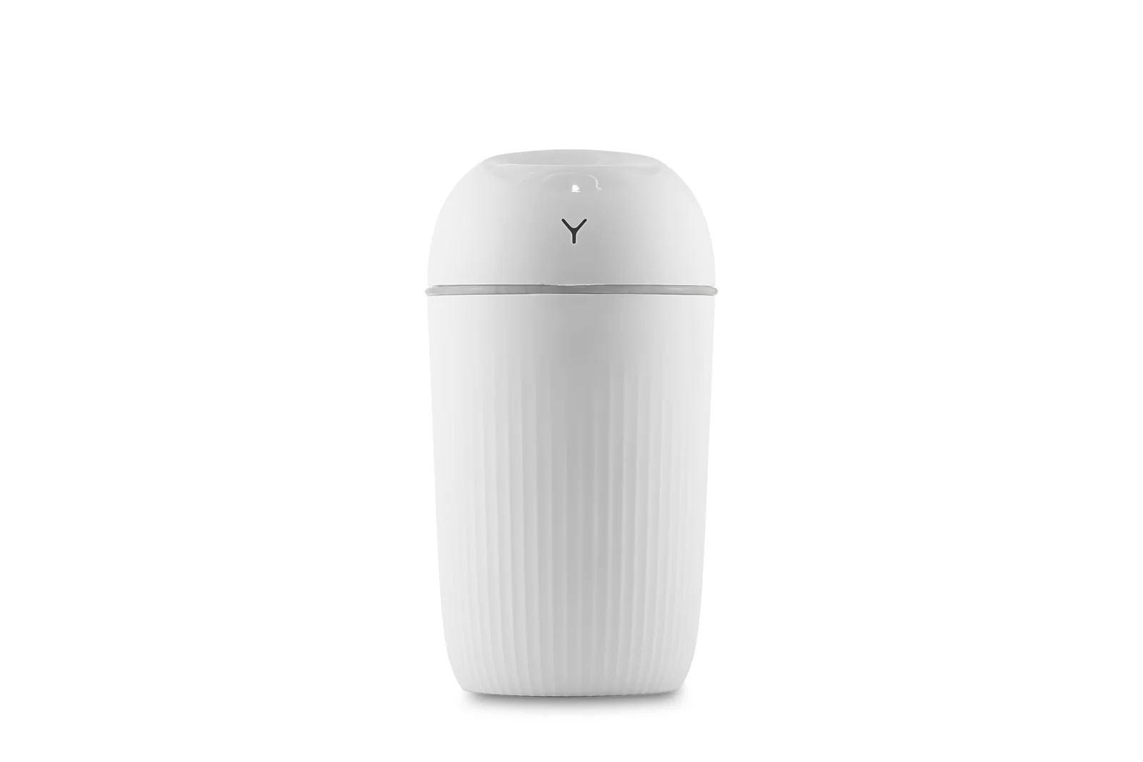 Mobigon Wood Cool Mist Ultrasonic Humidifier for Room Moisture, Aroma Diffuser for Home, 400ml Essential Oil Diffuser with 7 Colorful Night Light, Auto Shut-Off, Home, Office - White