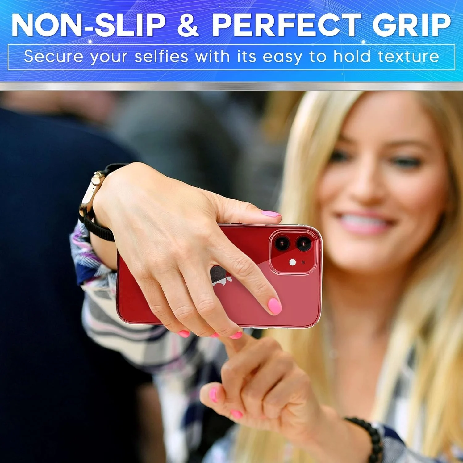 DL3 Mobilak Clear TPU Protective Case for iPhone 12 / 12 Pro with Camera Protection and Shockproof Design - Clear