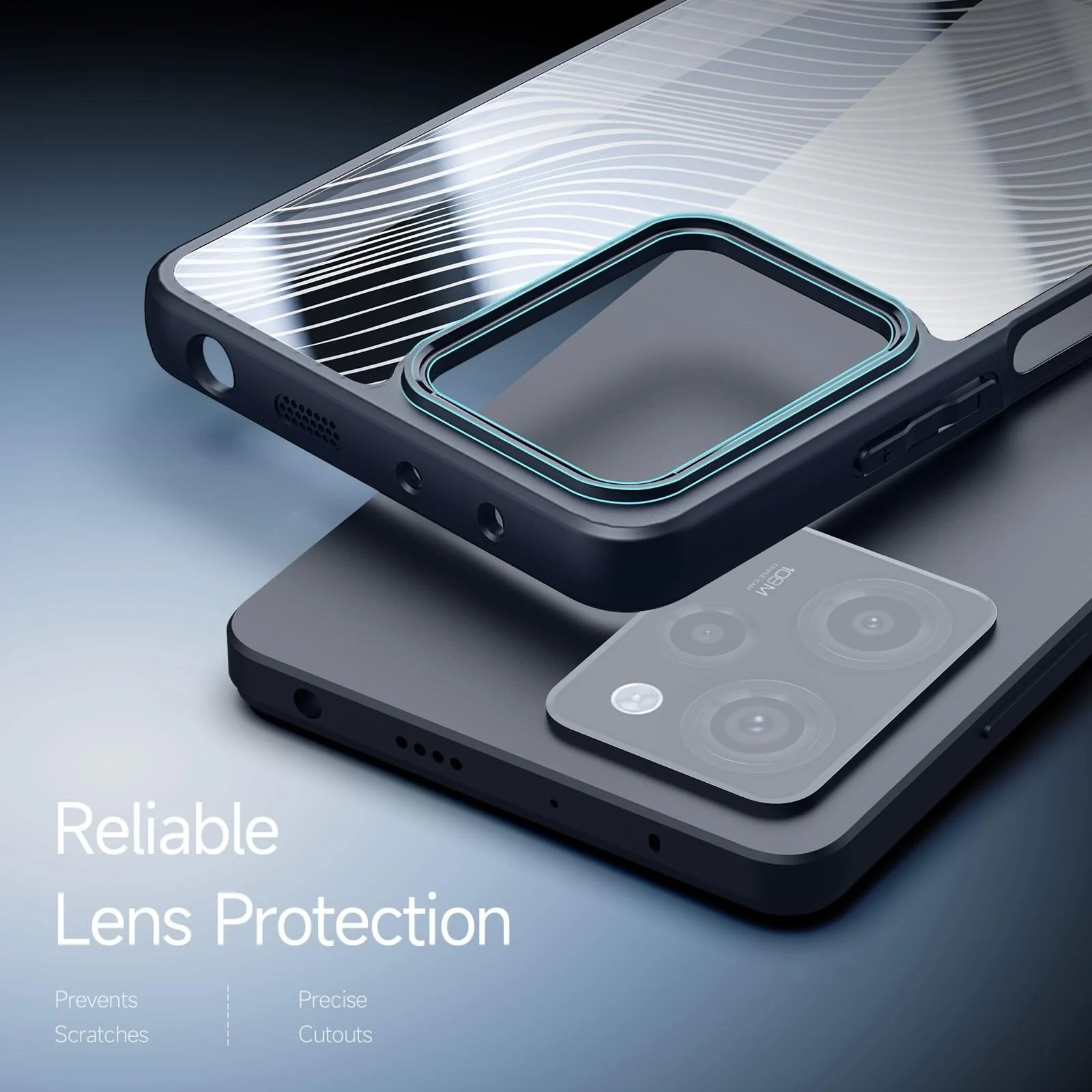 DL3 Mobilak Compatible with Xiaomi Redmi Note 12 Pro 5G / Poco X5 Pro 5G Case Waterproof, Full-Body Heavy Duty Shockproof Phone Case, Translucent Matte Cover, Built-in Camera Lens Protective - Black