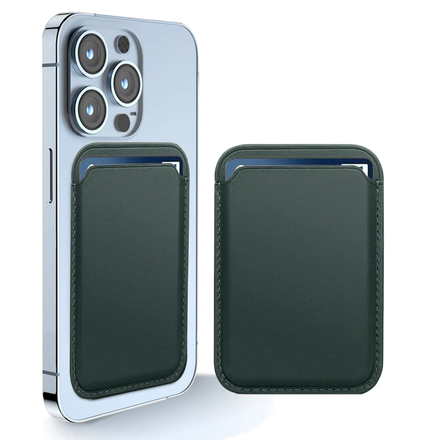 DL3 Mobilak Magnetic Card Holder Phone Wallet for iPhone 16/15/14/13/12 Series with MagSafe, Wallet for iPhone 16 15 14 Pro Max Plus Series, MagSafe 3 Wallet for iPhone 13 12 Pro Max Mini Series