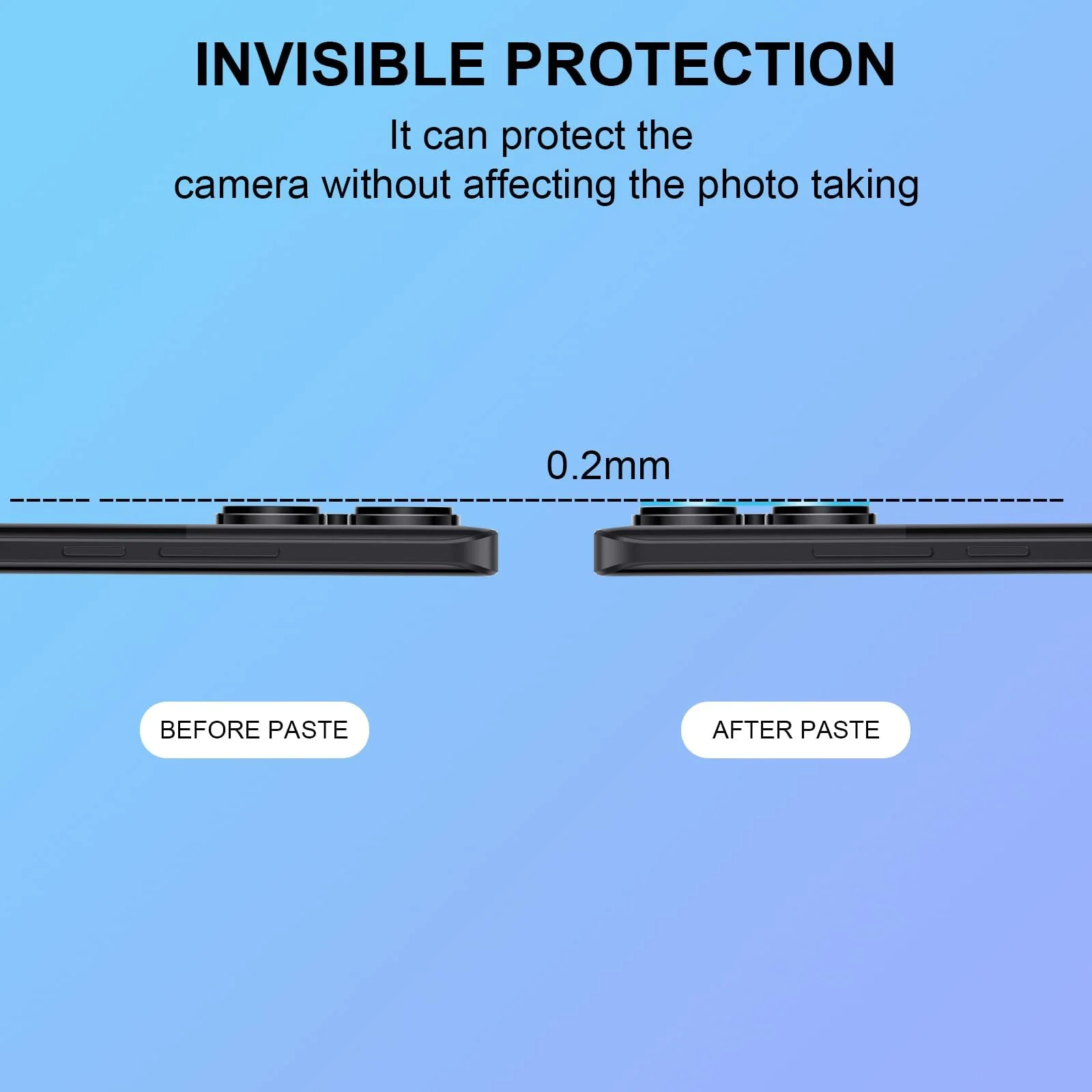DL3 Mobilak Camera Lens Protector for Xiaomi Redmi Note 13 Pro+ Plus 5G Accessories, 9H Tempered Glass Metal Individual Ring Camera Cover Screen Protector, Case Friendly, Anti Scratch - Black