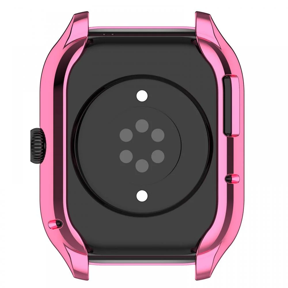 DL3 Mobilak Case Compatible with Amazfit GTS 4 (Not for GTS4 Mini) Case Watch Soft TPU Shockproof Cover Slim Guard Thin Bumper Shell Protector For Amazfit GTS4 - Pink