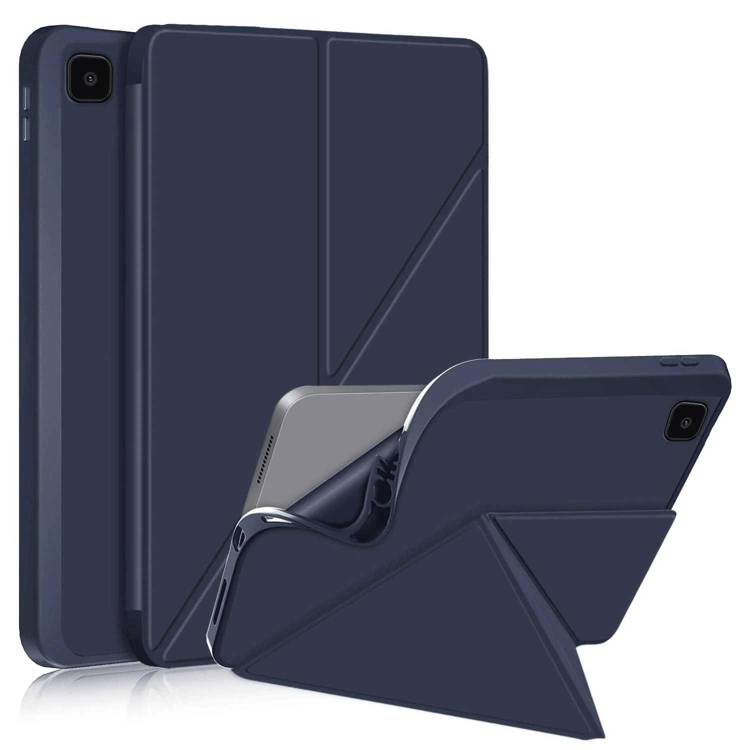 DL3 Mobilak For Samsung Galaxy Tab S6 Lite 10.4 Inch 2022/2020 Model (SM-P610/P613/P615/P619) Case, Smart Stand, Pencil Holder, Shockproof Slim Lightweight Leather Cover - Blue