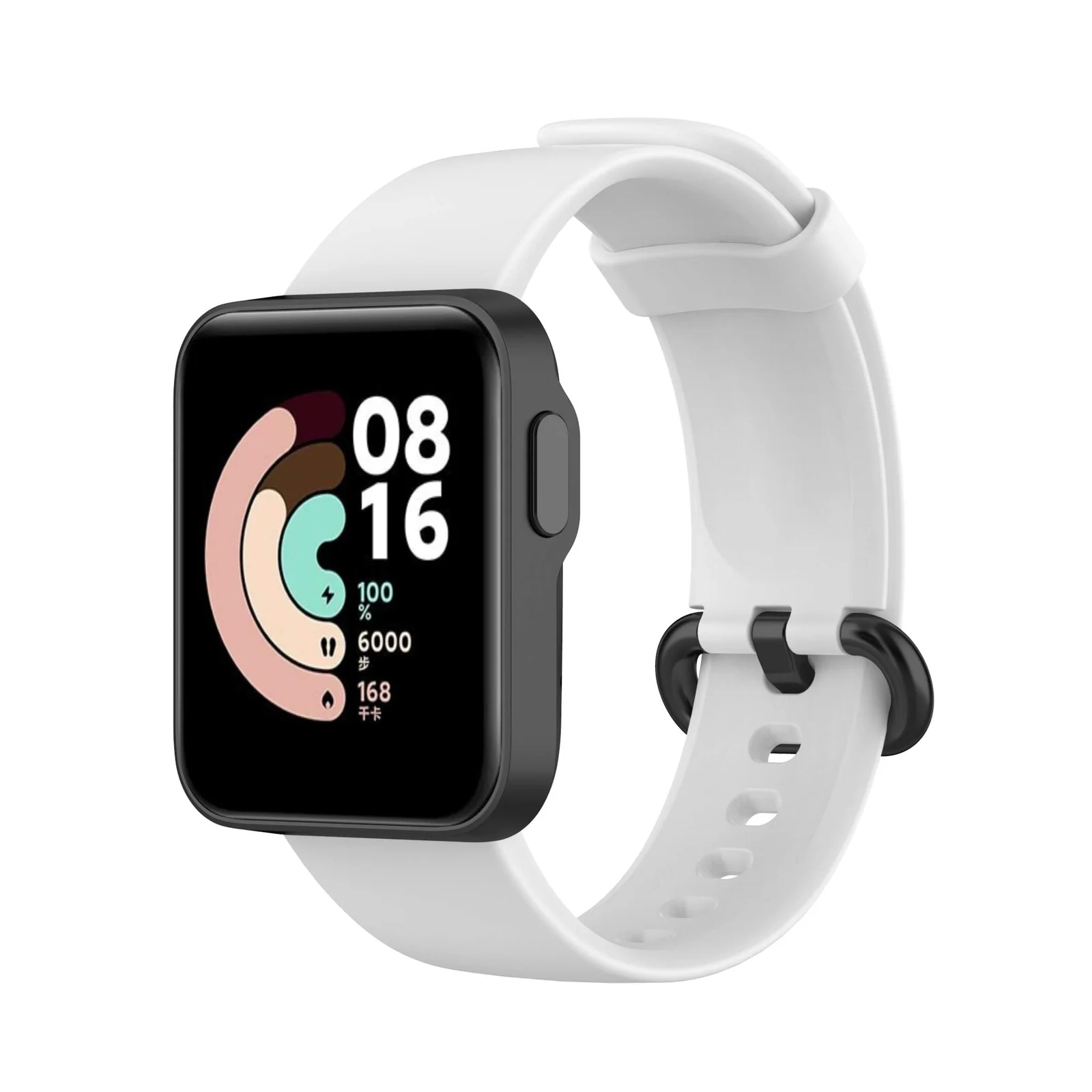 DL3 Mobilak Smart Watch Strap for Xiaomi Mi Watch Lite, Sport Silicone Watch Band Wrist Strap, Replacement Bracelet Wristband Wrist Strap for Xiaomi Mi Watch Lite/Redmi Watch Accessories - White