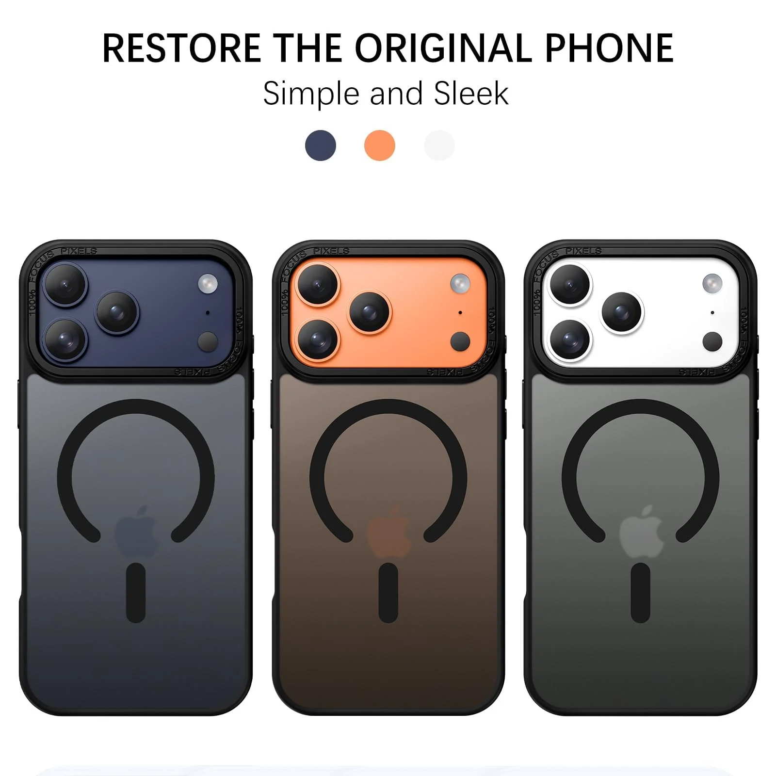 DL3 MOBILAK Protective Phone Case for Apple iPhone 18 Pro and 17 Pro - Black