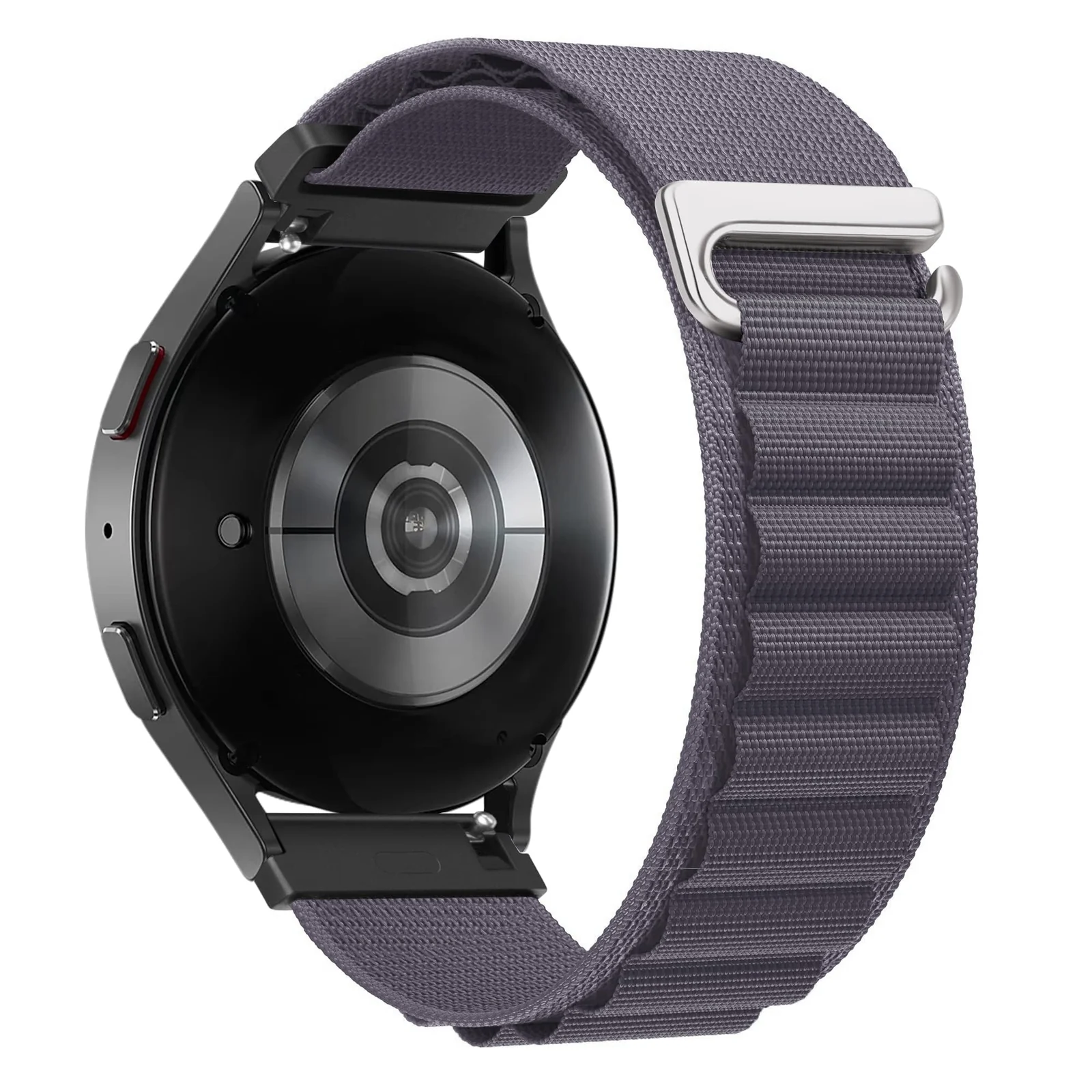 DL3 Mobilak Alpine Loop Bands Sport Nylon 20MM For Samsung Galaxy Watch 7 6 5 4 40mm 44mm/5 Pro 45mm/S2 classic/active 2 40mm 44mm/Amazfi GTS 2/2e/GTS 3/3 Pro/GTS 4/GTS 2 Mini/3 Mini/4 Mini/Bip 3 Pro - Dark Purple