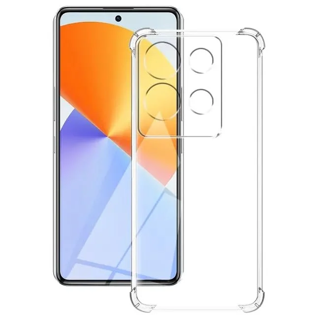 DL3 Mobilak Clear TPU Protective Case for InfinixNote30i with Camera Protection and Shockproof Design - Clear