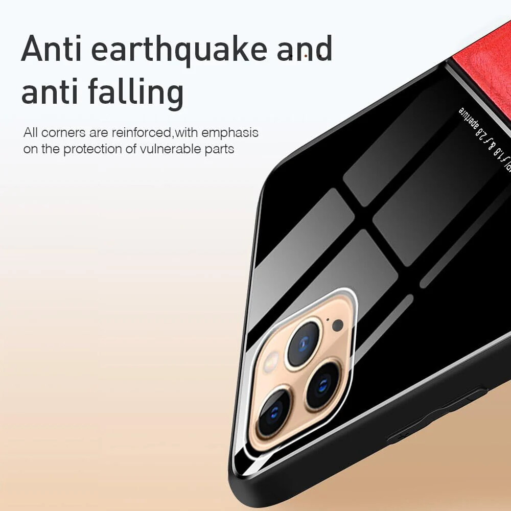 DL3 Mobilak Leather and PC Protective Case for realme 8 4G / realme 8 Pro, Built-in magnetic car-mount support, Shock-absorbing protection, Raised edges around the screen and camera - Red