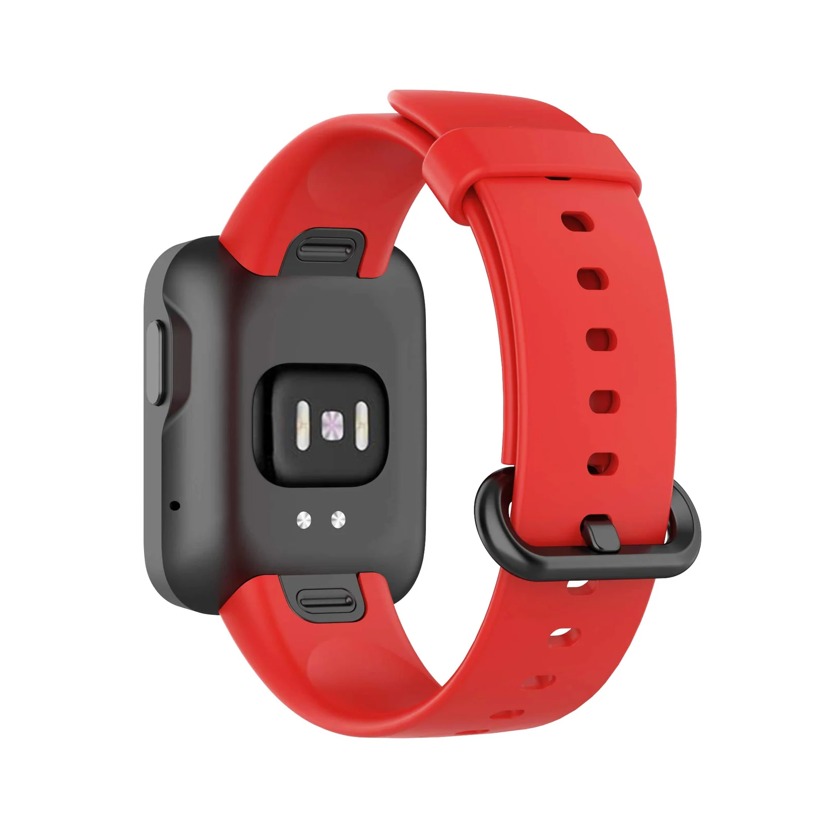 DL3 Mobilak Smart Watch Strap for Xiaomi Mi Watch Lite, Sport Silicone Watch Band Wrist Strap, Replacement Bracelet Wristband Wrist Strap for Xiaomi Mi Watch Lite/Redmi Watch Accessories - Red