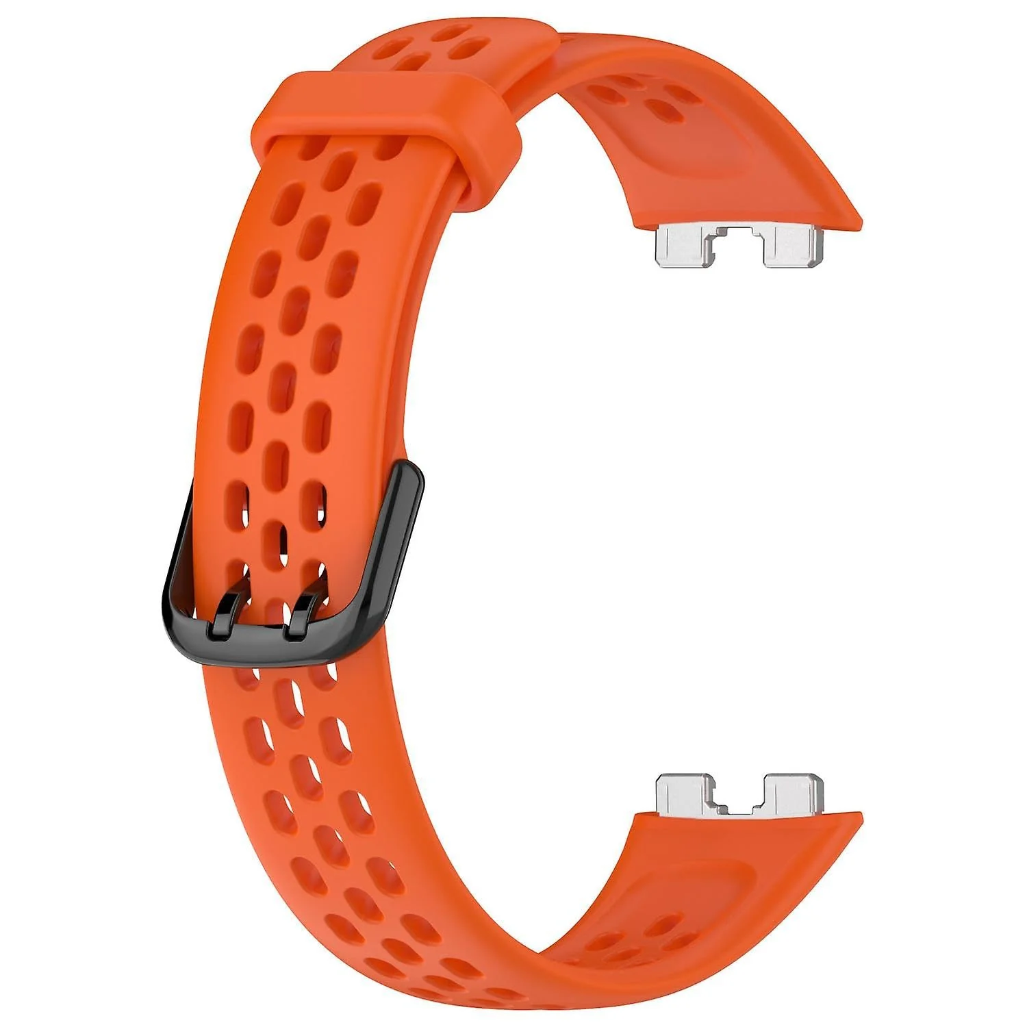 DL3 Mobilak Strap for HUAWEI Band 9 / HUAWEI Band 8 Replacement Band, Silicone Belt, Soft, Waterproof, Sweatproof, Easy to Put on and Take Off, HUAWEI Band 8/Band 9 Replacement Strap, Sport Band - Orange