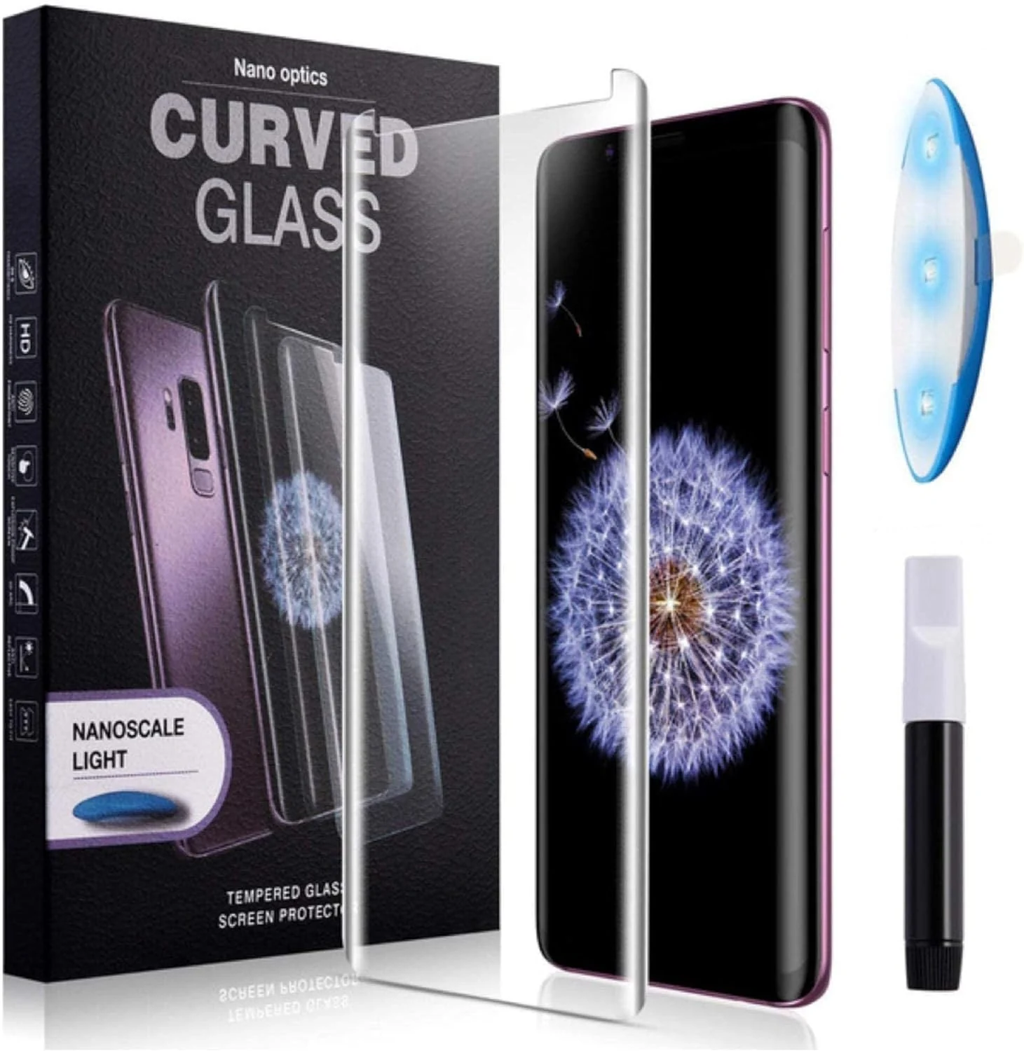 DL3 Mobilak Full Glass Screen Protector for Samsung Galaxy S20 Ultra 6.9, 6.9 Inches, Tempered Glass, 9H Hardness, Glossy Finish, 1 Pack - Clear