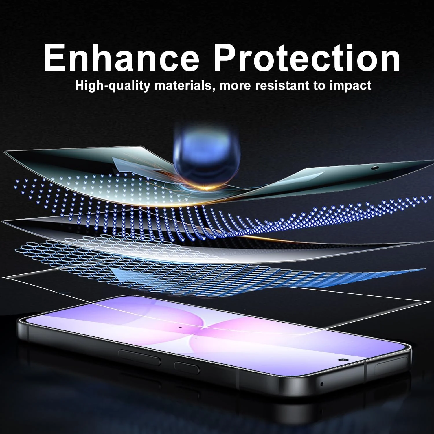 DL3 MOBILAK 9H Tempered Glass Screen Protector for OPPO Reno 16 and Reno 16 Pro - Clear