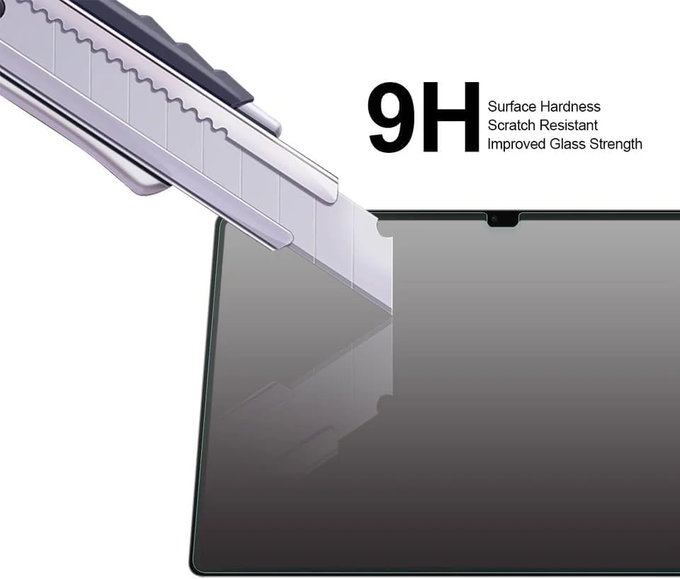 DL3 Mobilak Screen Protector For Samsung Galaxy Tab S9 Ultra 14.6 Inch 2023 Tablet Tempered Glass Film [HD Crystal ] [Easy Installation] [Scratch Resistant] [9H Hardness] - Clear