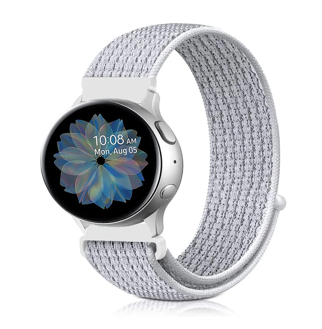 DL3 Mobilak Strap Nylon 22MM Band For Samsung galaxy watch 3 45mm /galaxy 46mm/Gear S3/Huawei watch GT3 46MM/GT2E/GT 46mm)/GT2 Pro/GT2 46MM/honor Magic Watch2 46mm/Amazfit GTR 4 /GTR3/3-4Pro - Multi Silver