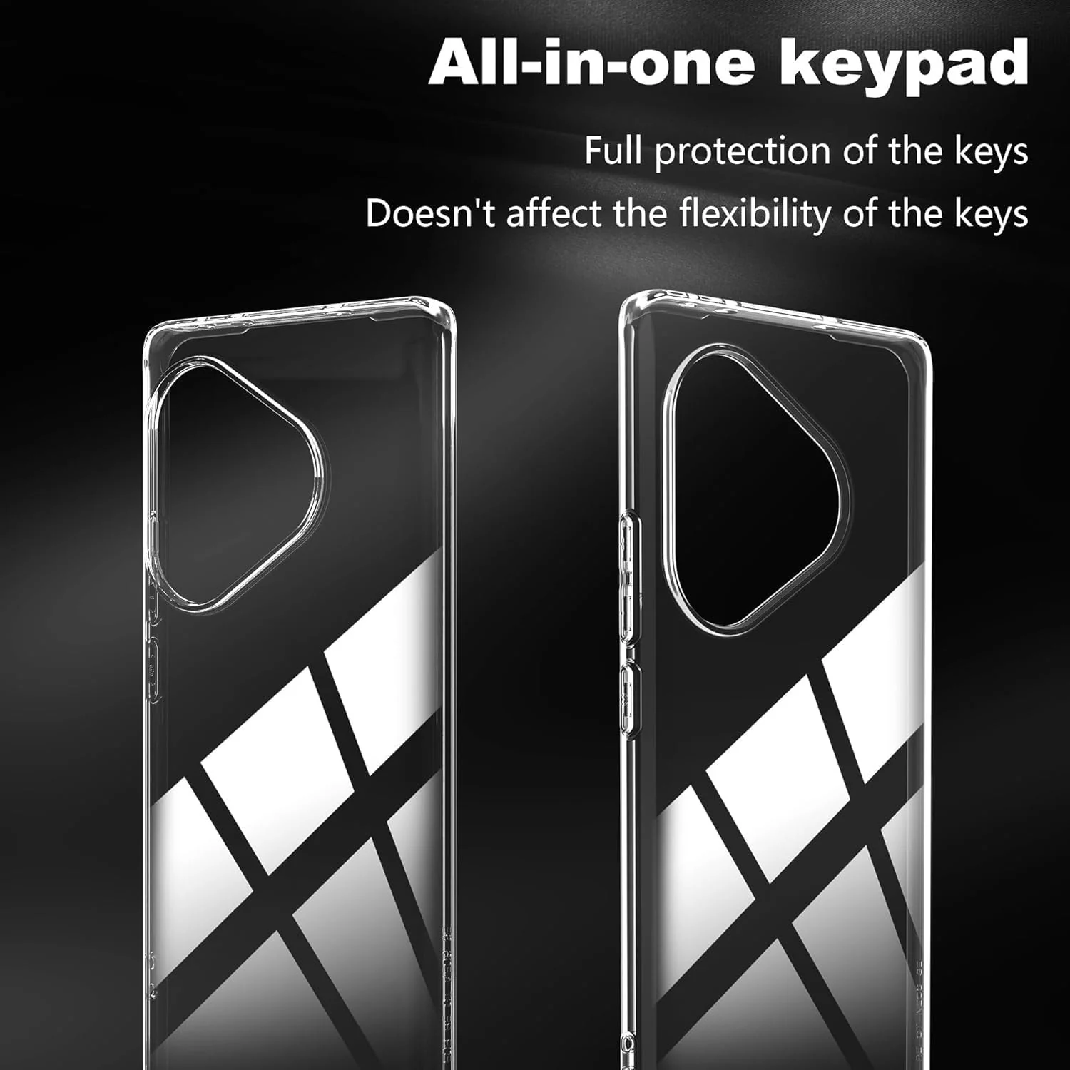 DL3 Mobilak Case Compatible with realme GT6/GT Neo6/GT Neo 6 SE/GT 6T Case Crystal Soft TPU Gel Case Flexible Silicone Anti-Scratch Camera Protection TPU Cover - Clear