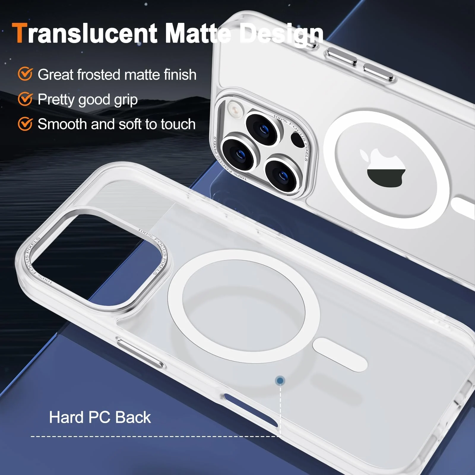 DL3 MOBILAK Protective Phone Case for Apple iPhone 16 Pro Max - White
