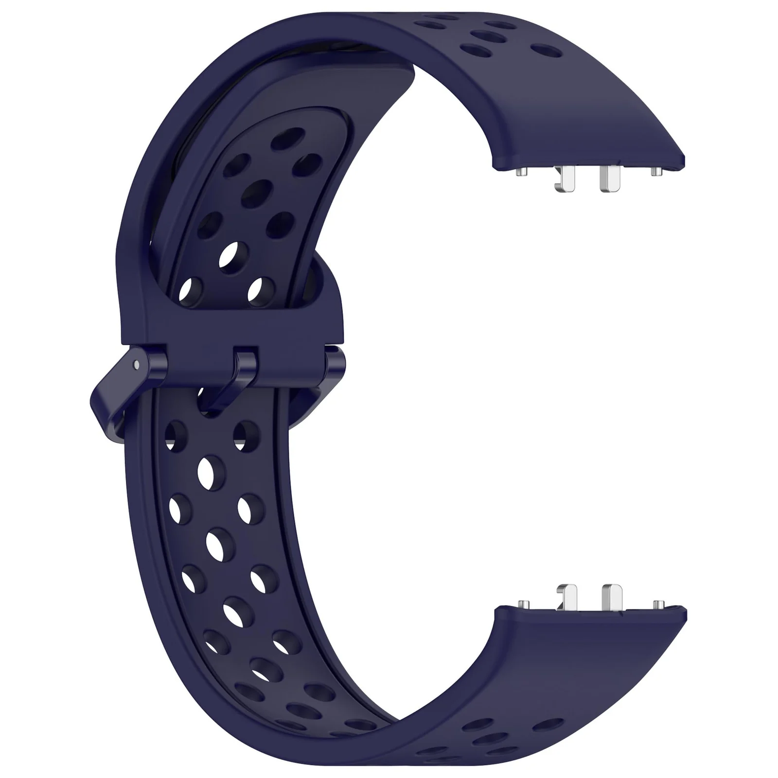 DL3 Mobilak Strap for Samsung Galaxy Fit 3 SM-R390, Women Men Armband, Two Colours Silicone Adjustable Replacement Soft Strap for Samsung Galaxy Fit 3 SM-R390 Fitness Tracker - Dark Blue