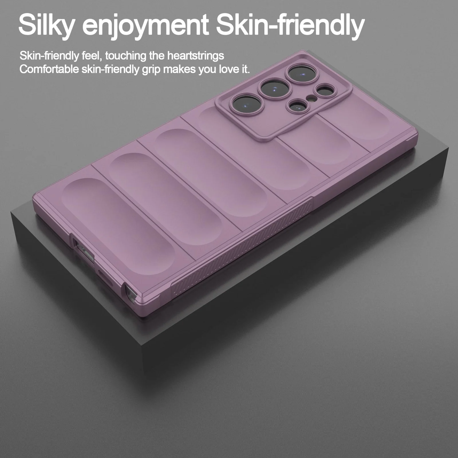 DL3 Mobilak Rugged Protective Case for Samsung Galaxy S23 Ultra, Camera protection, Shock-absorbing protection, Non-slip grip - Purple