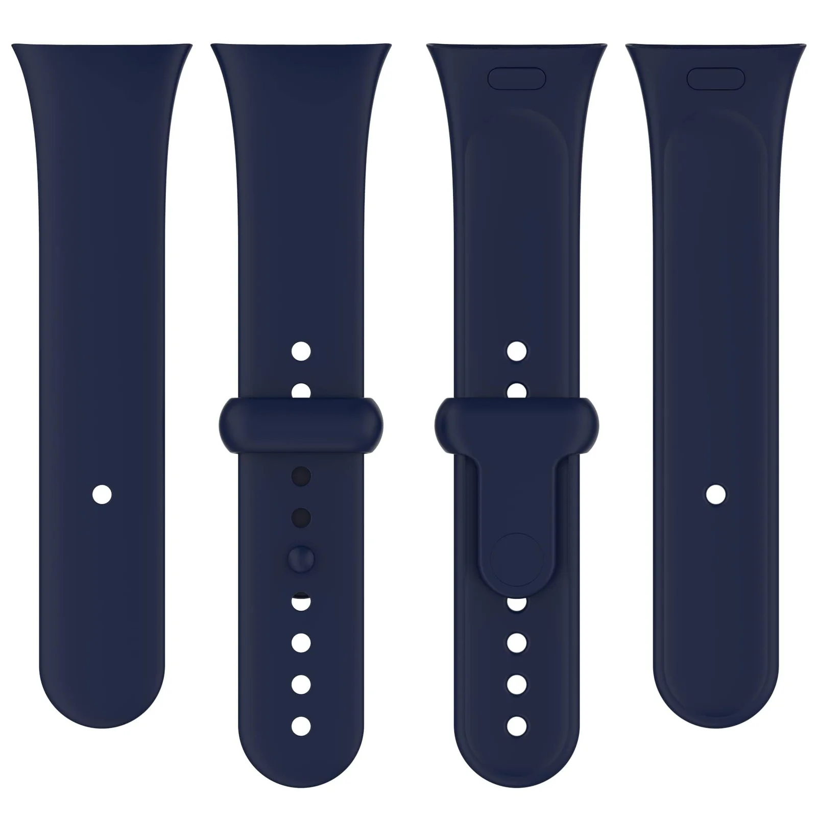 DL3 Mobilak Strap for Xiaomi Redmi Watch 3 Only, Soft Silicone Watch Band with Secure Buckle, Sport Replacement Wristband Bracelet Strap for Men & Women - Midnight Blue