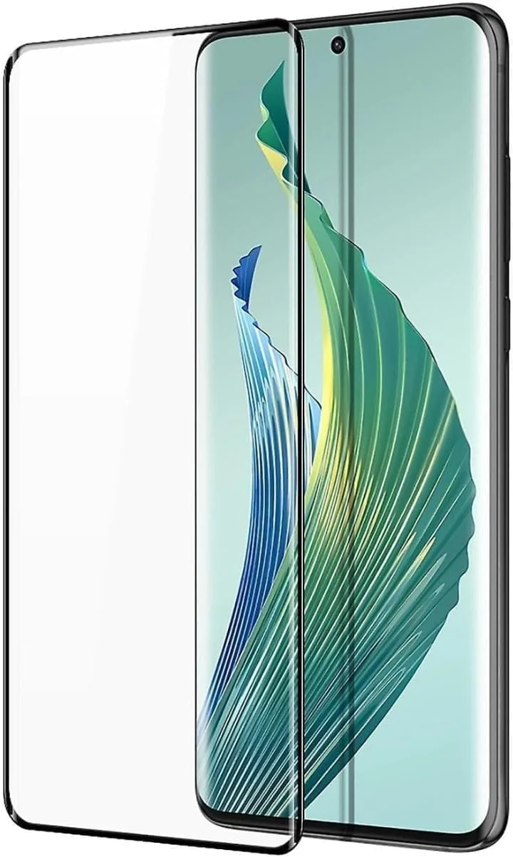 DL3 Mobilak Full Curved 5D Glass Screen Protector Full Glue For Honor X9A - Black