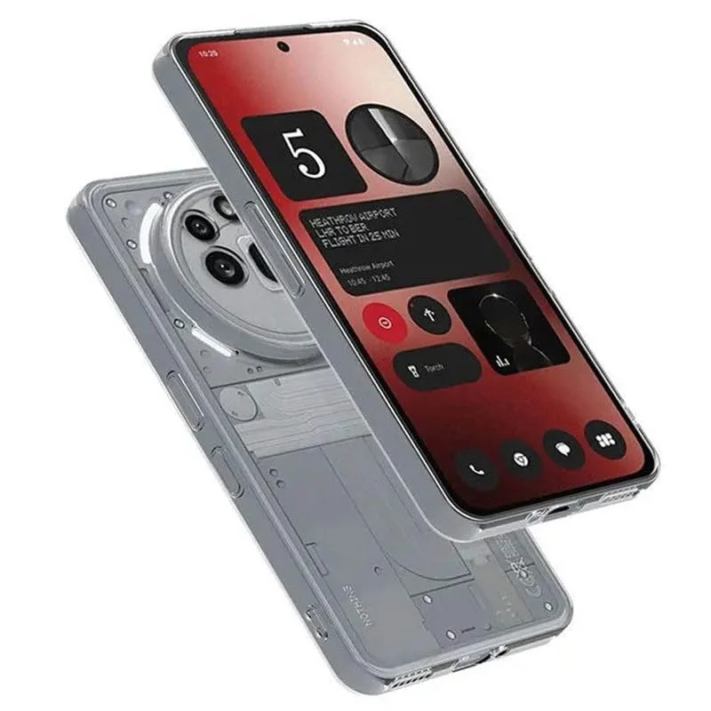DL3 Mobilak Case Compatible with Nothing Phone 3A Pro, Case Crystal Soft TPU Gel Case Flexible Silicone Anti-Scratch Camera Protection TPU Cover - Clear