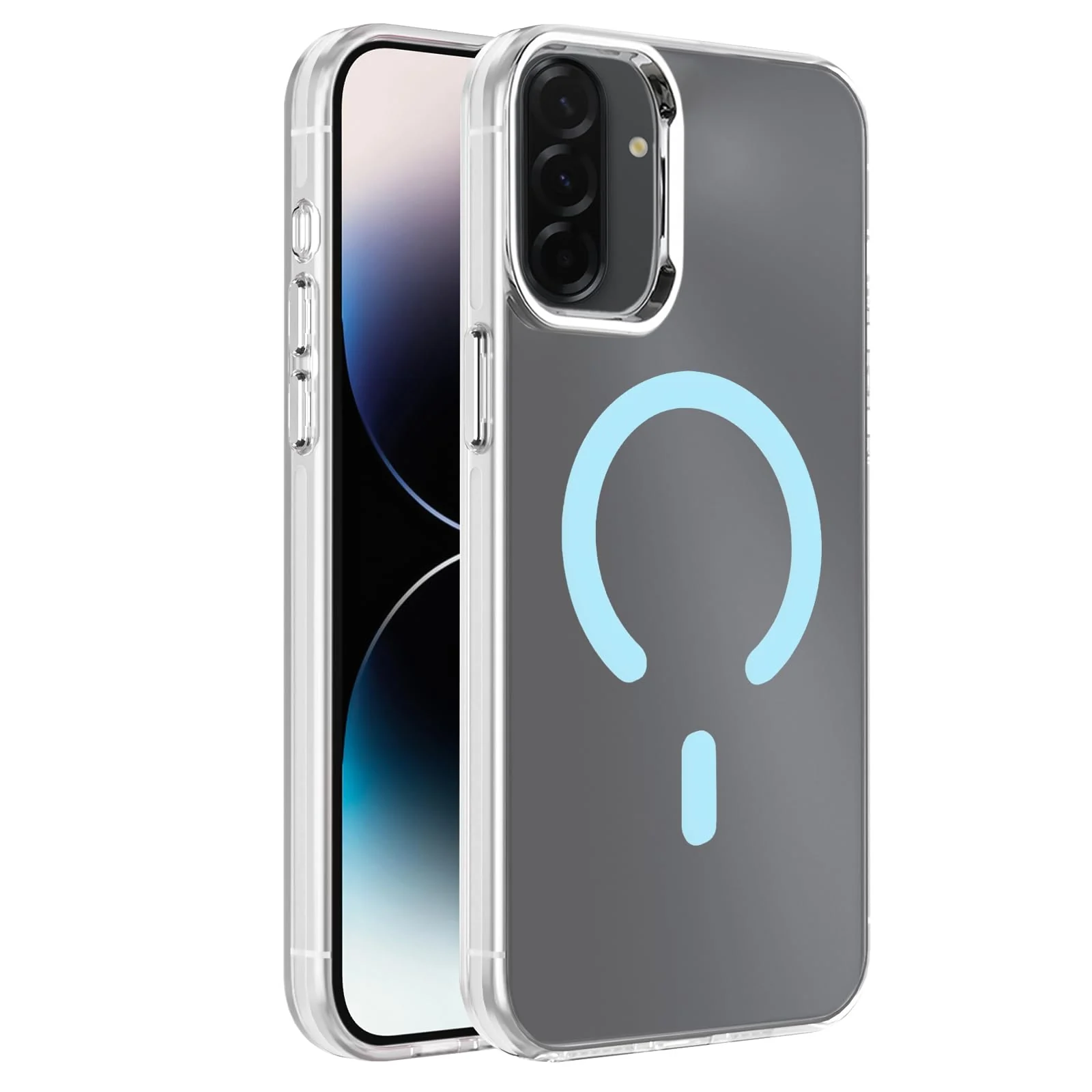 DL3 Mobilak Case for Samsung Galaxy A17 / A26 5G Crystal Clear [Not Compatible with MagSafe] Soft TPU Gel Case Flexible Silicone Anti-Scratch Transparent TPU Cover - Baby Blue
