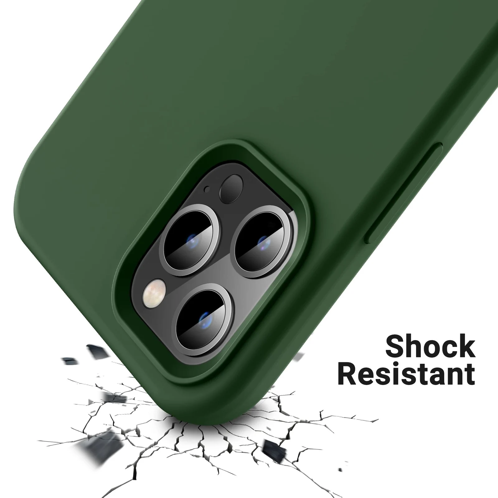 DL3 Mobilak Liquid Silicone Protective Case with Soft Microfiber Lining for iPhone 11 (6.1 Inch) - Clover