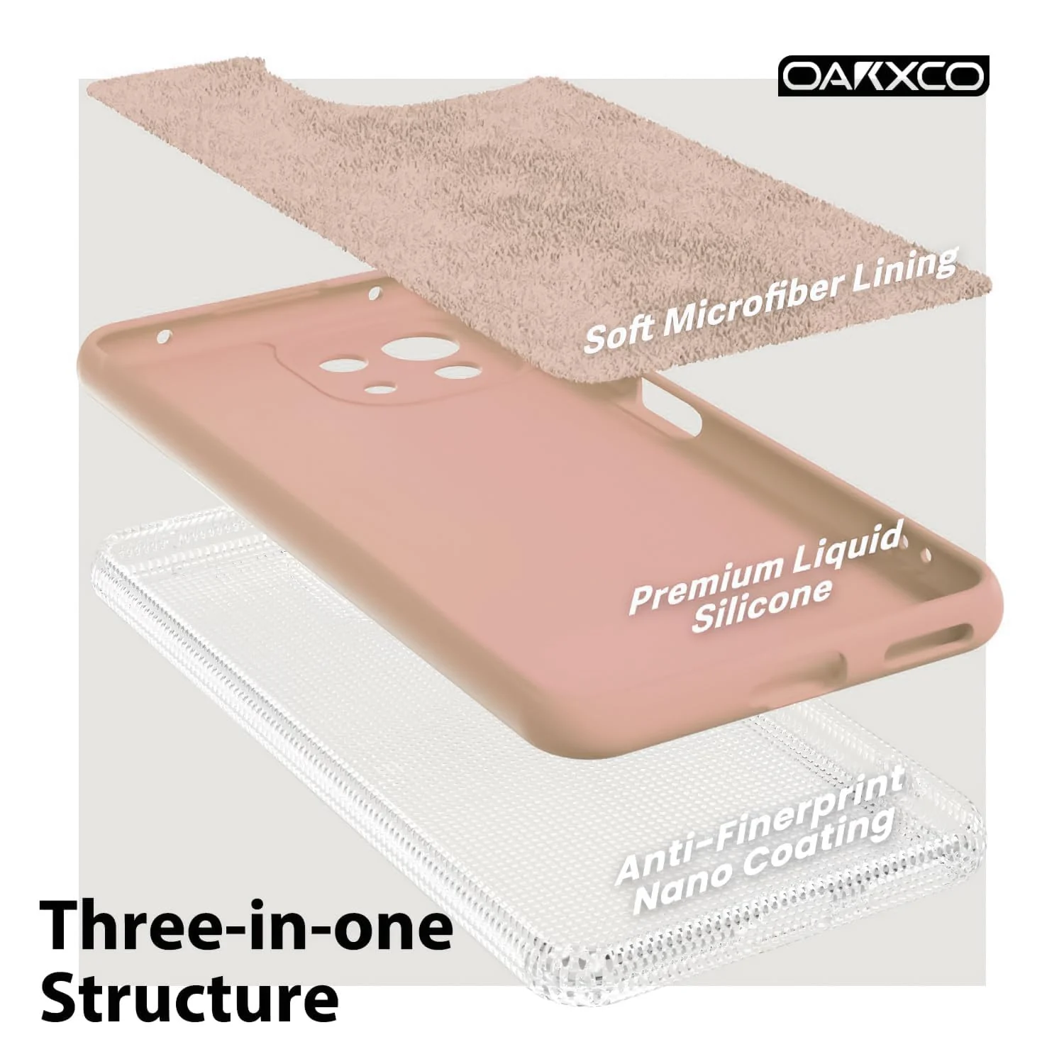 DL3 Mobilak Liquid Silicone Protective Case with Soft Microfiber Lining with Full Camera Protection for Xiaomi Mi 11 Lite 4G / 5G & Mi11 Lite 5G NE - Light Orange