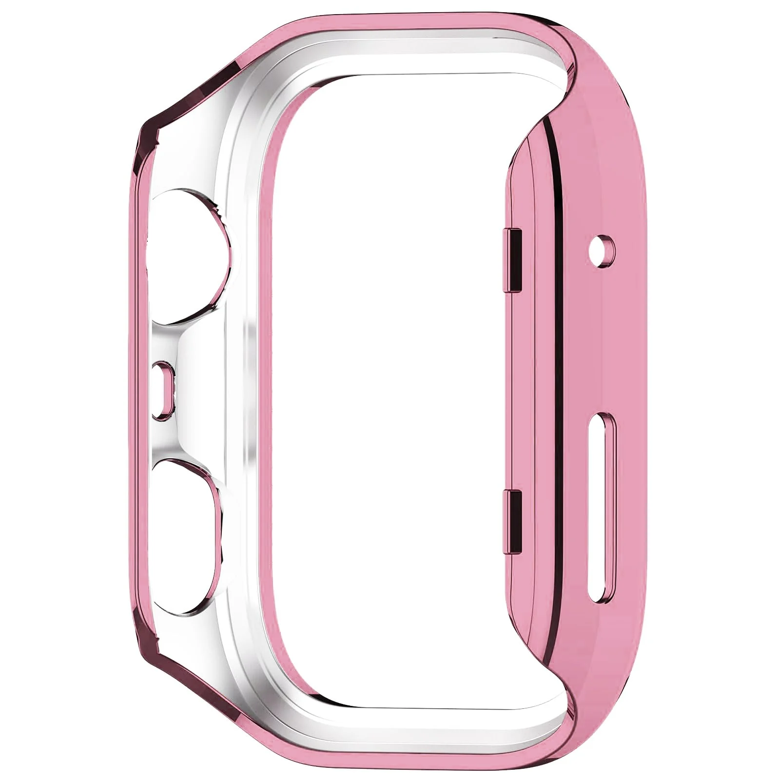 DL3 Mobilak Bling Case Without screen protector for Huawei Watch Fit 4, Hard PC Frame Case, Crystal Diamonds Bumper Cover for Women Girls, Slim Protective Cover for Huawei Watch Fit 4 - Pink