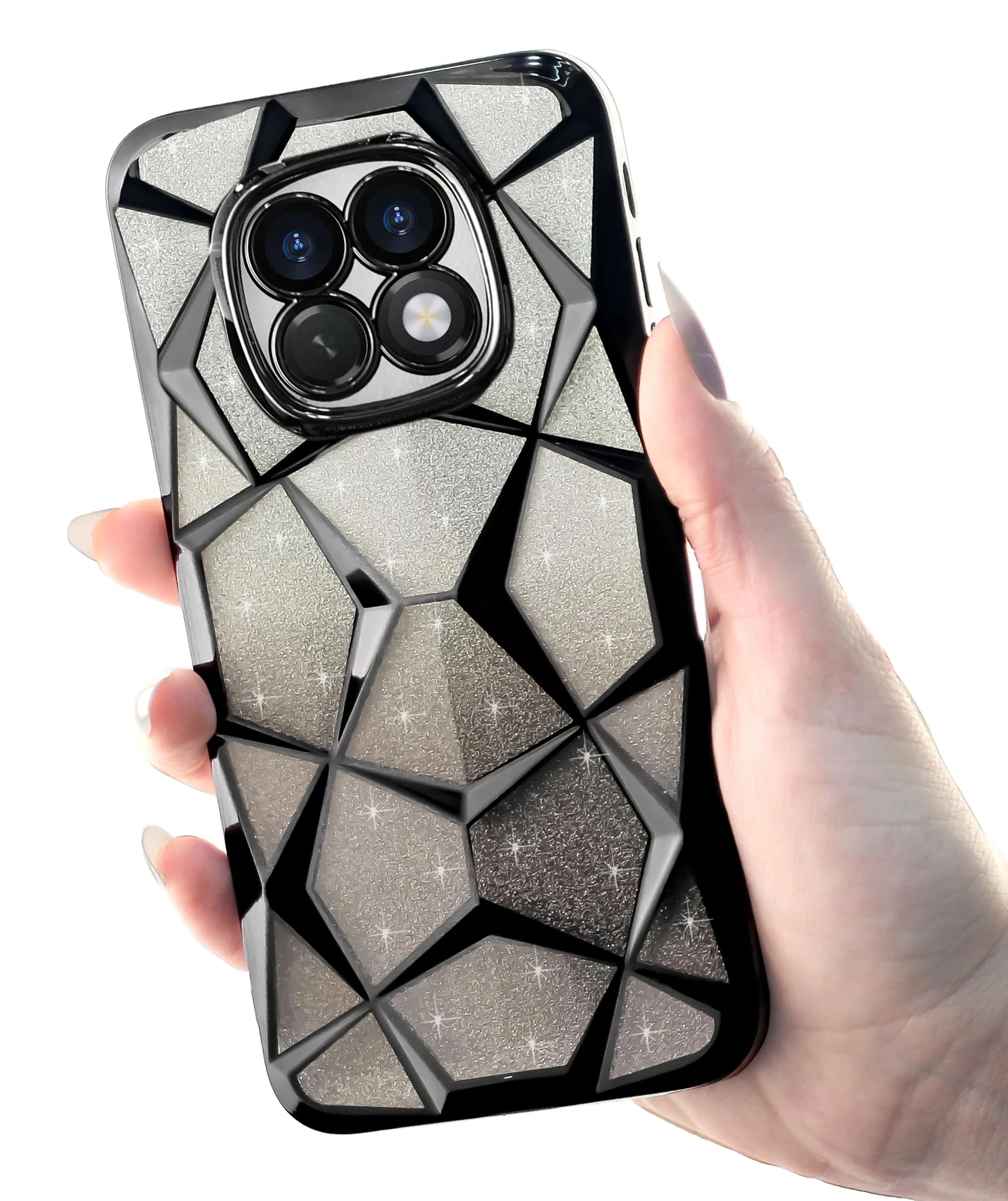 DL3 MOBILAK Gradient Glitter TPU Phone Case for Xiaomi Redmi Note 15 4G