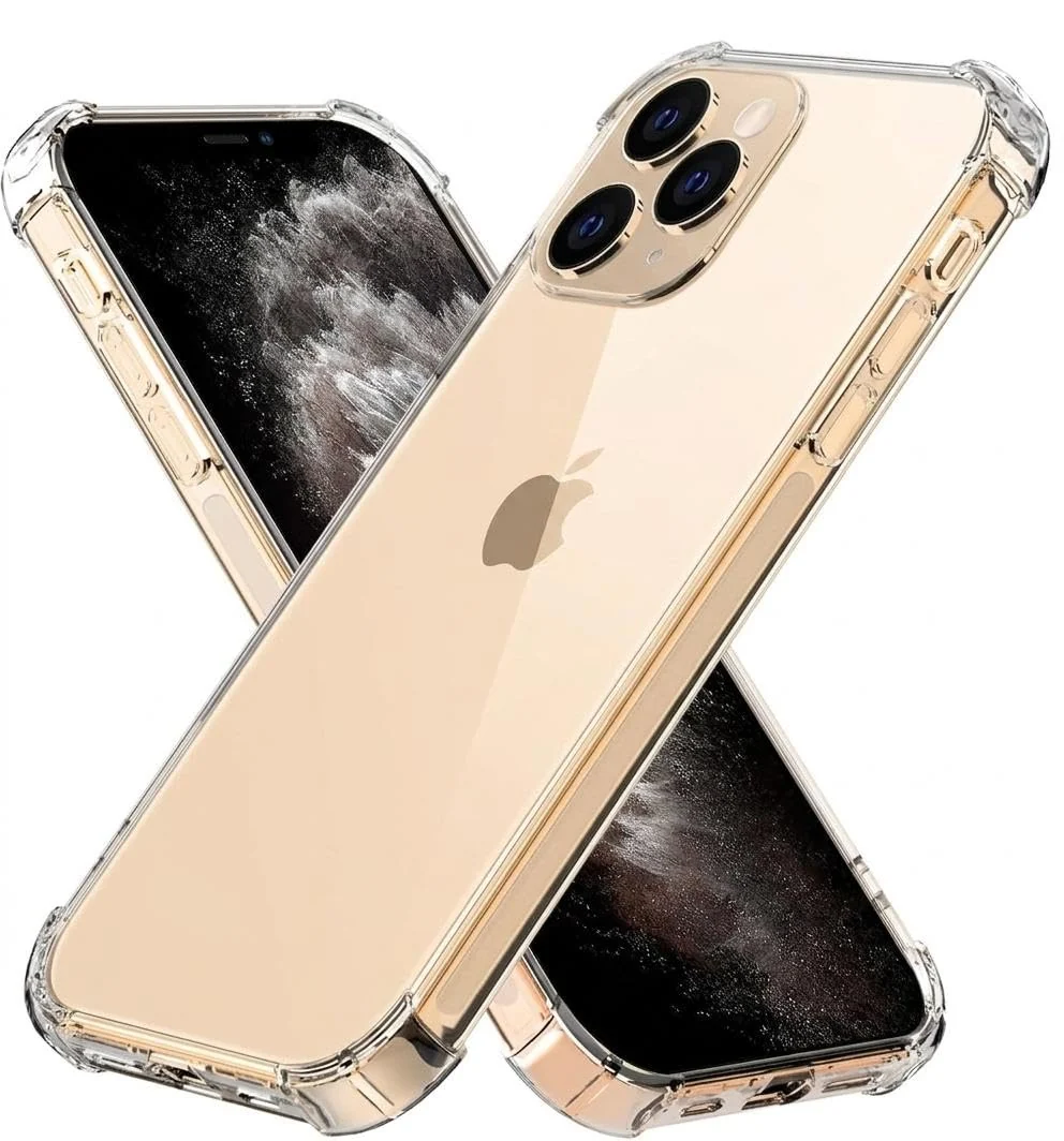 DL3 Mobilak Clear TPU Protective Case for iPhone with Camera Protection and Shockproof Design - Clear