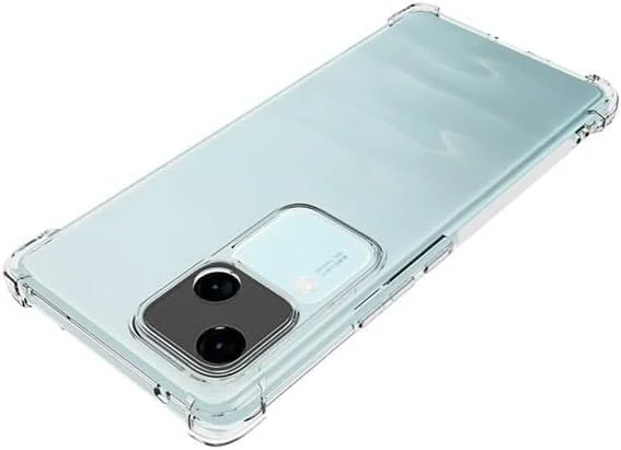 DL3 Mobilak Case Compatible with vivo V30 / V30 Pro 5G, Cover Silicone TPU Gorilla Anti-shock Protector Camera Shockproof Corners - Clear