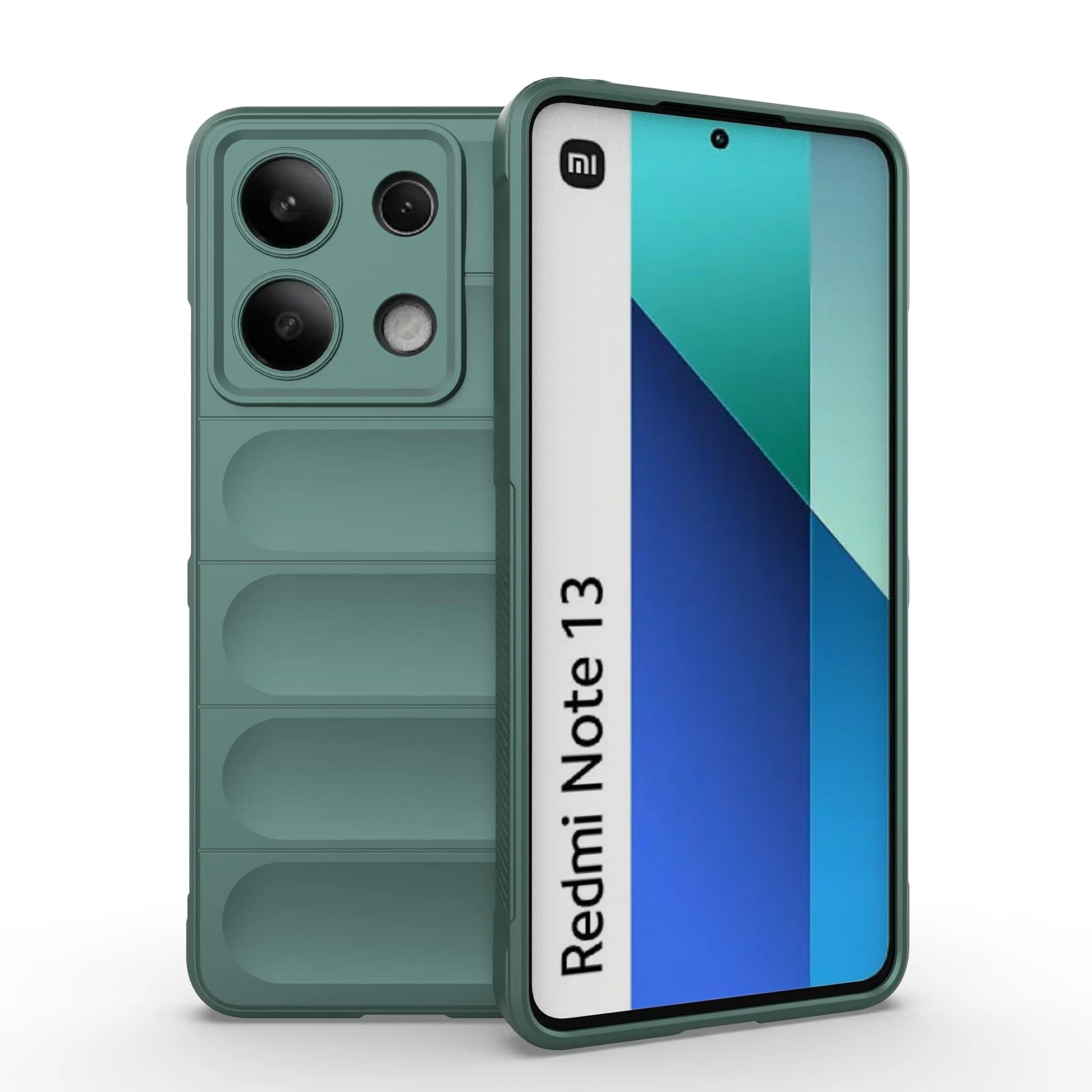 DL3 Mobilak Rugged Protective Case for Xiaomi Redmi Note 13 4G, Camera protection, Shock-absorbing protection, Non-slip grip - Green