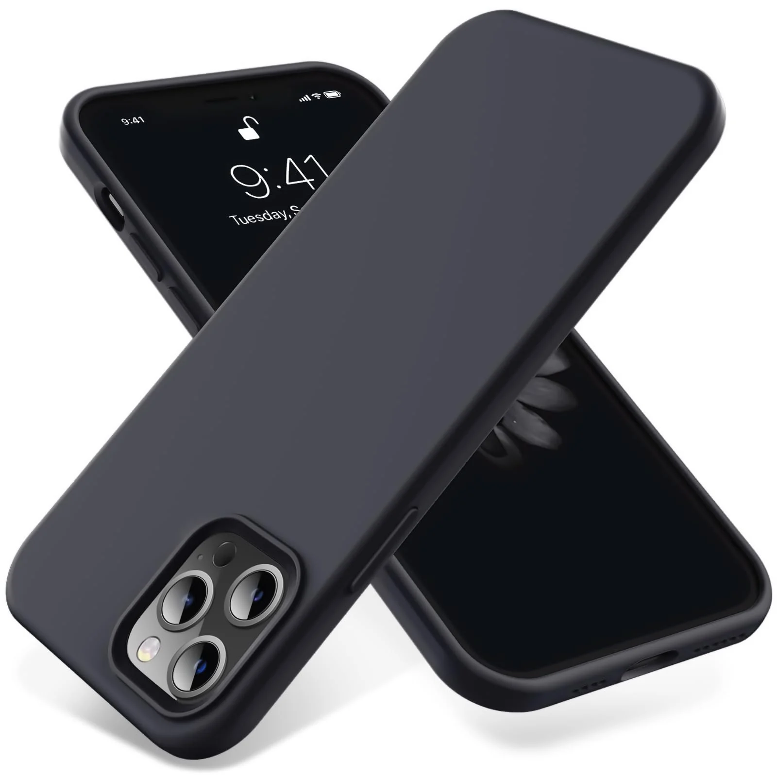 iPhone 15 Pro Max Case 6.7" — DL3 Mobilak Liquid Silicone Case for iPhone 15 Pro Max, Supports wireless charging, Shock-absorbing protection, Scratch-resistant surface