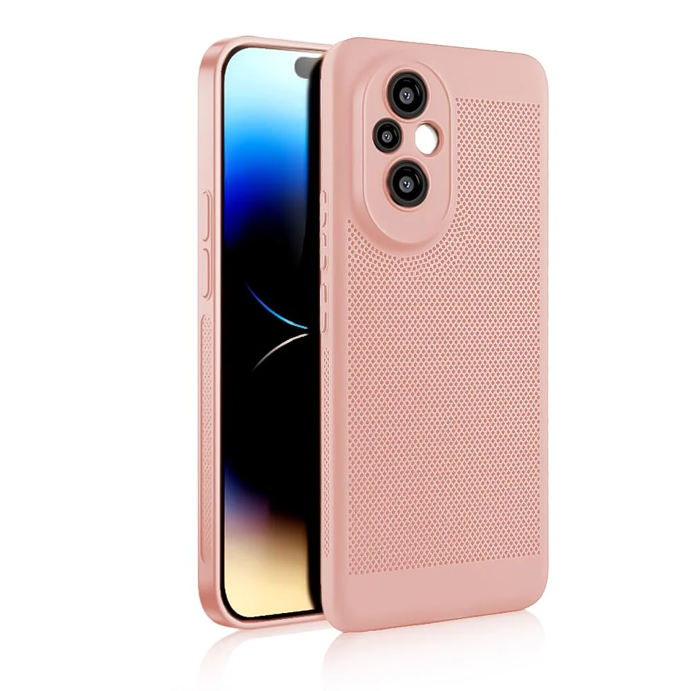 DL3 Mobilak PC Protective Case for Honor 200 5G with Camera Protection and Shockproof Design - Pink