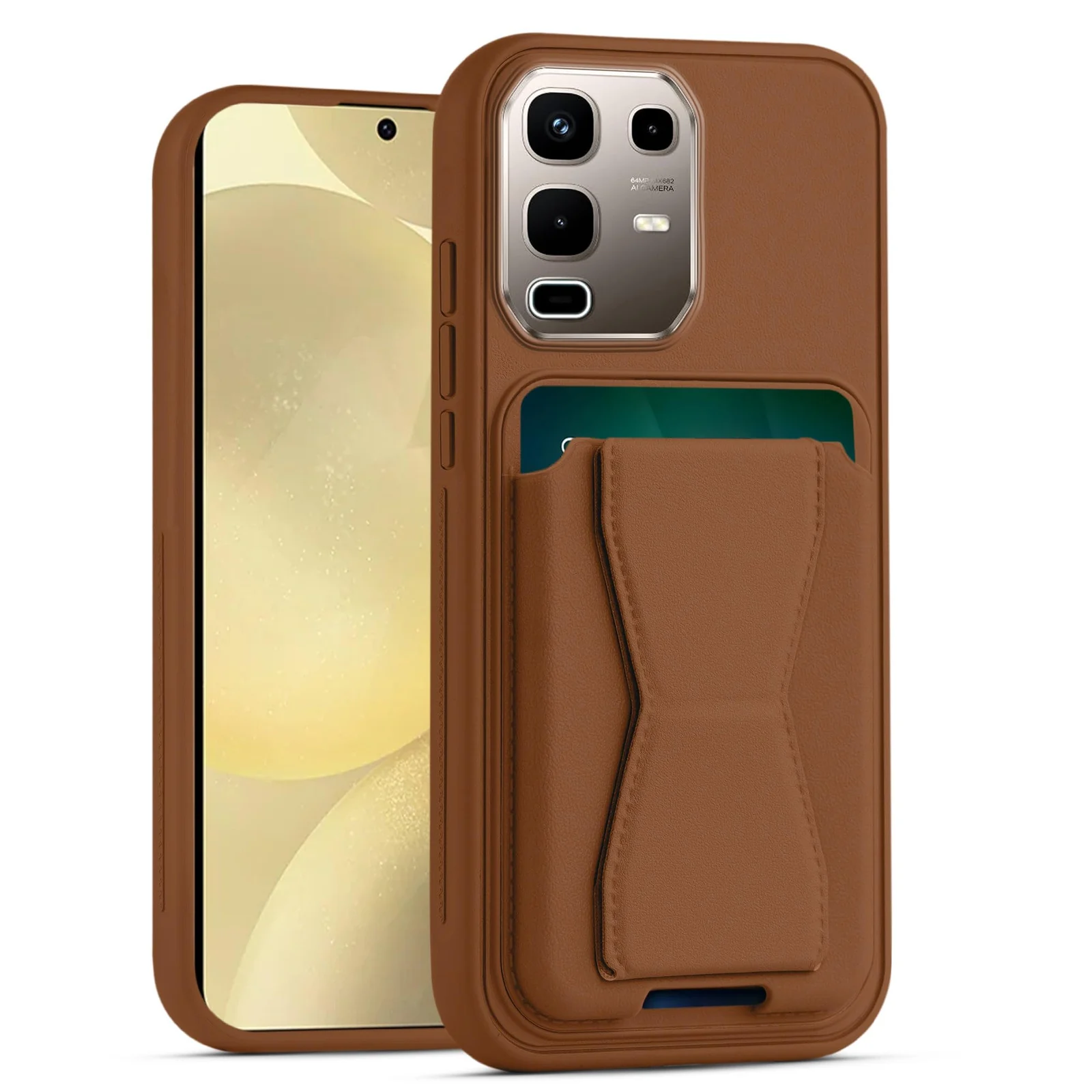 DL3 Mobilak Leather Wallet Case for Infinix Note 50S, Camera protection, Shock-absorbing protection, Built-in kickstand