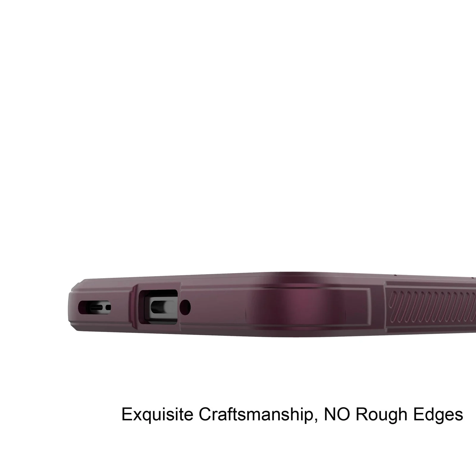 DL3 Mobilak Rugged Protective Case for OPPO Reno 12 5G, Camera protection, Shock-absorbing protection, Non-slip grip - Wine Red