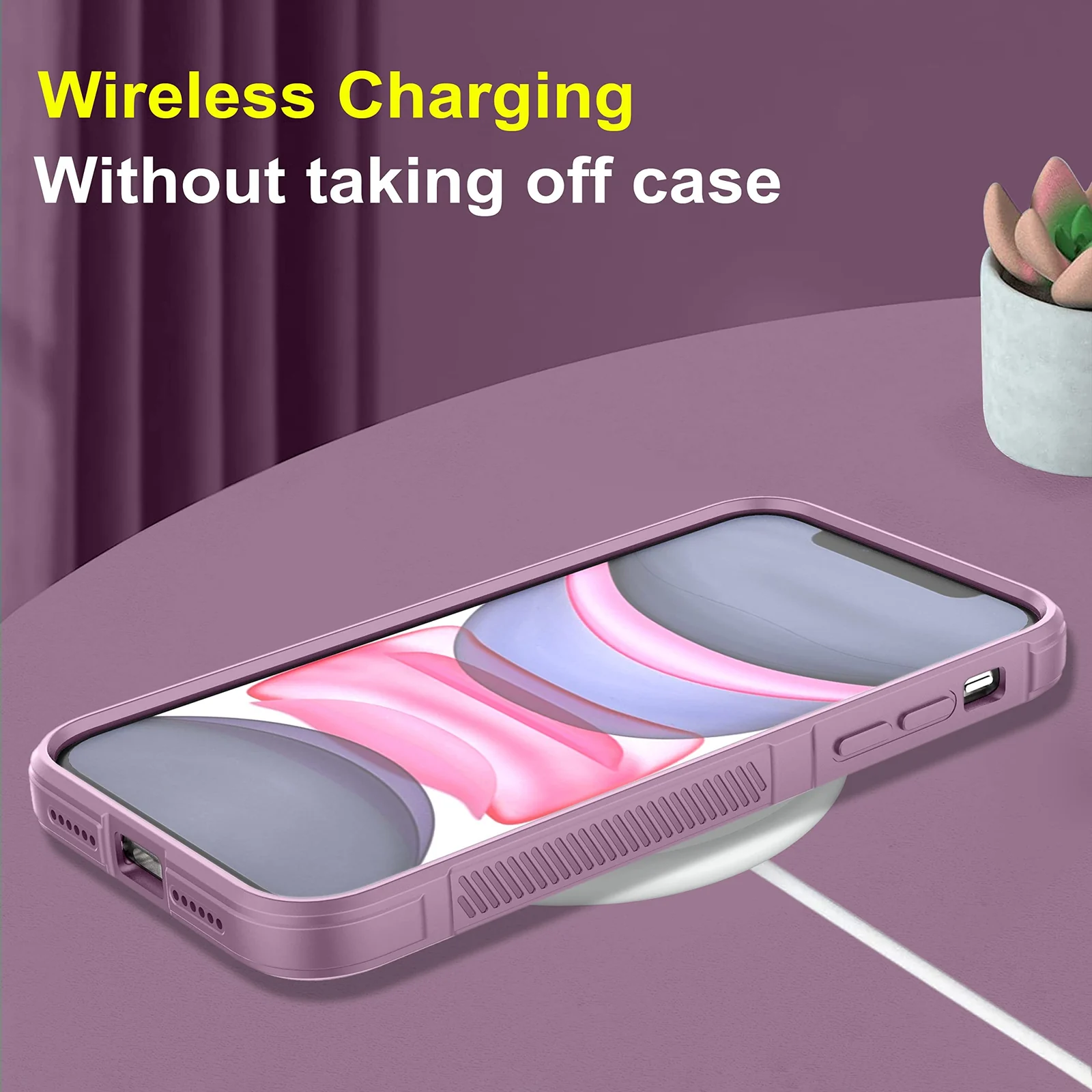 DL3 Mobilak Flexible Silicone and TPU Protective Case with Camera Protection for Xiaomi Redmi Note 12 Pro 4G / Redmi Note 11 Pro 4G&5G - Purple
