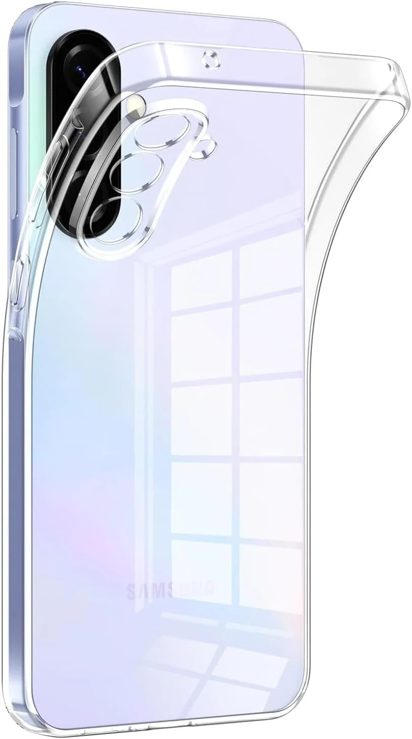MOBIGON Crystal-Clear Soft TPU Phone Case for Samsung Galaxy A57 5G, Clear