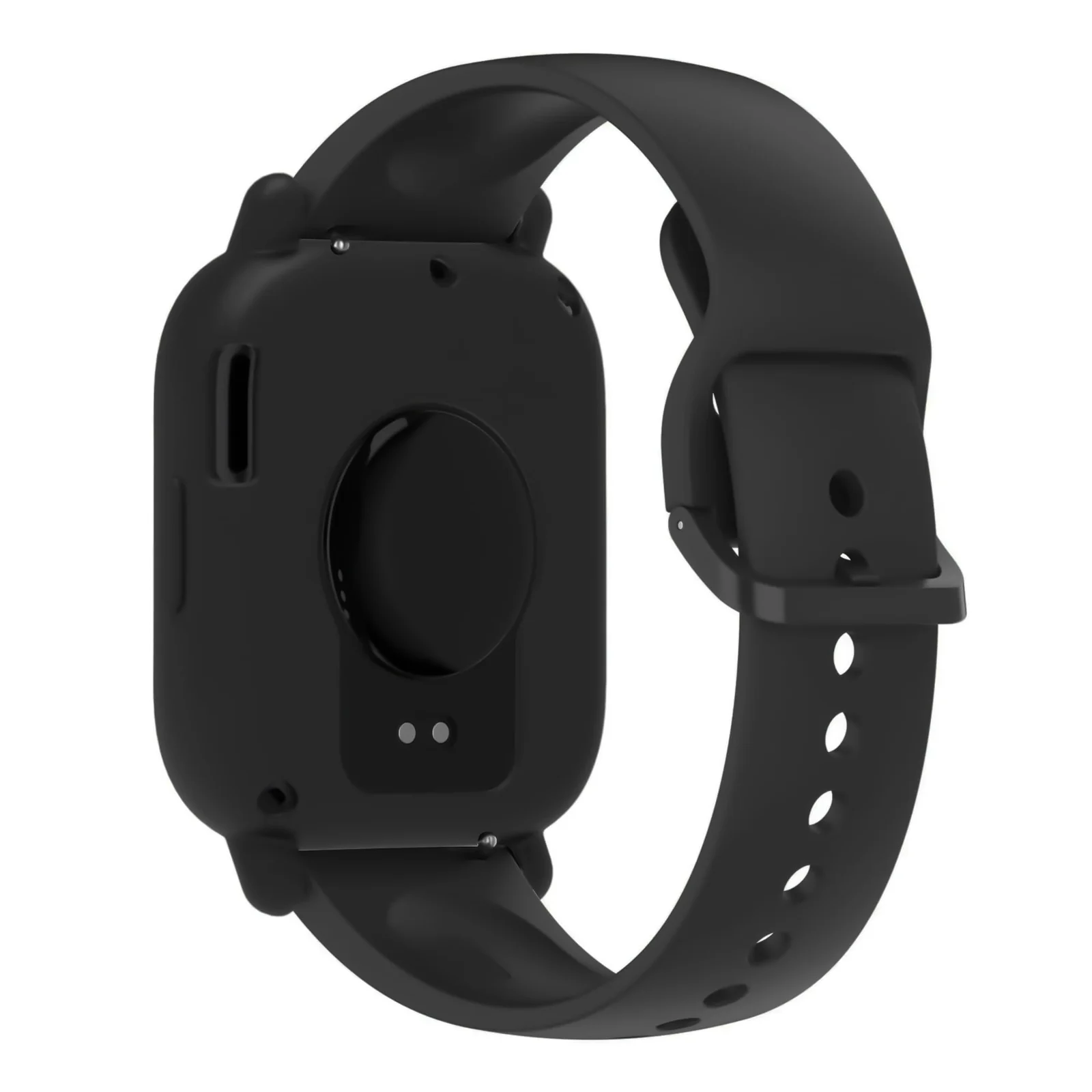 DL3 MOBILAK Soft TPU Watch Bumper Case for Xiaomi Redmi Watch 5 Lite, Black