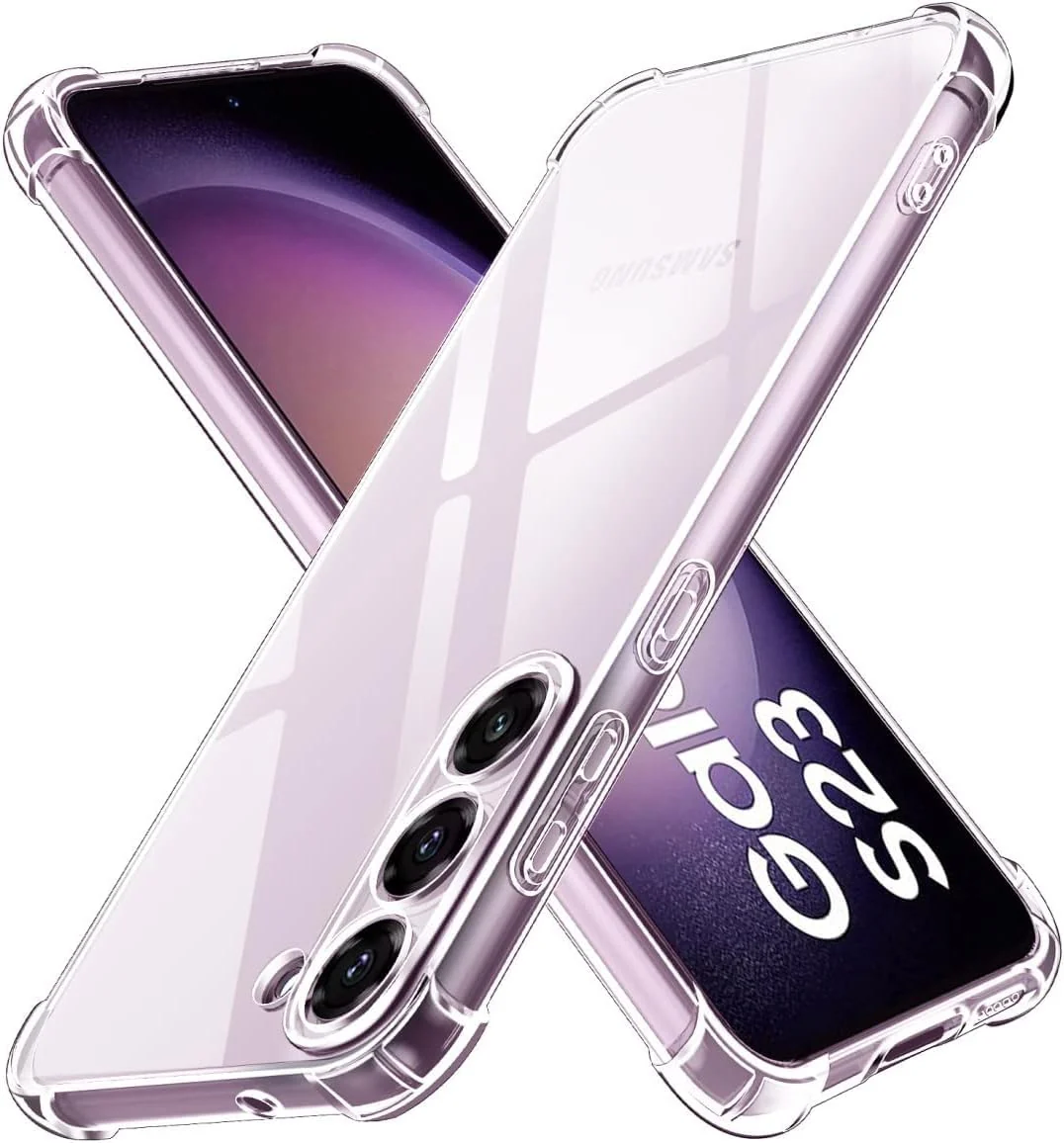 DL3 MOBILAK Clear Soft TPU Phone Case for Samsung Galaxy S23 5G - Clear